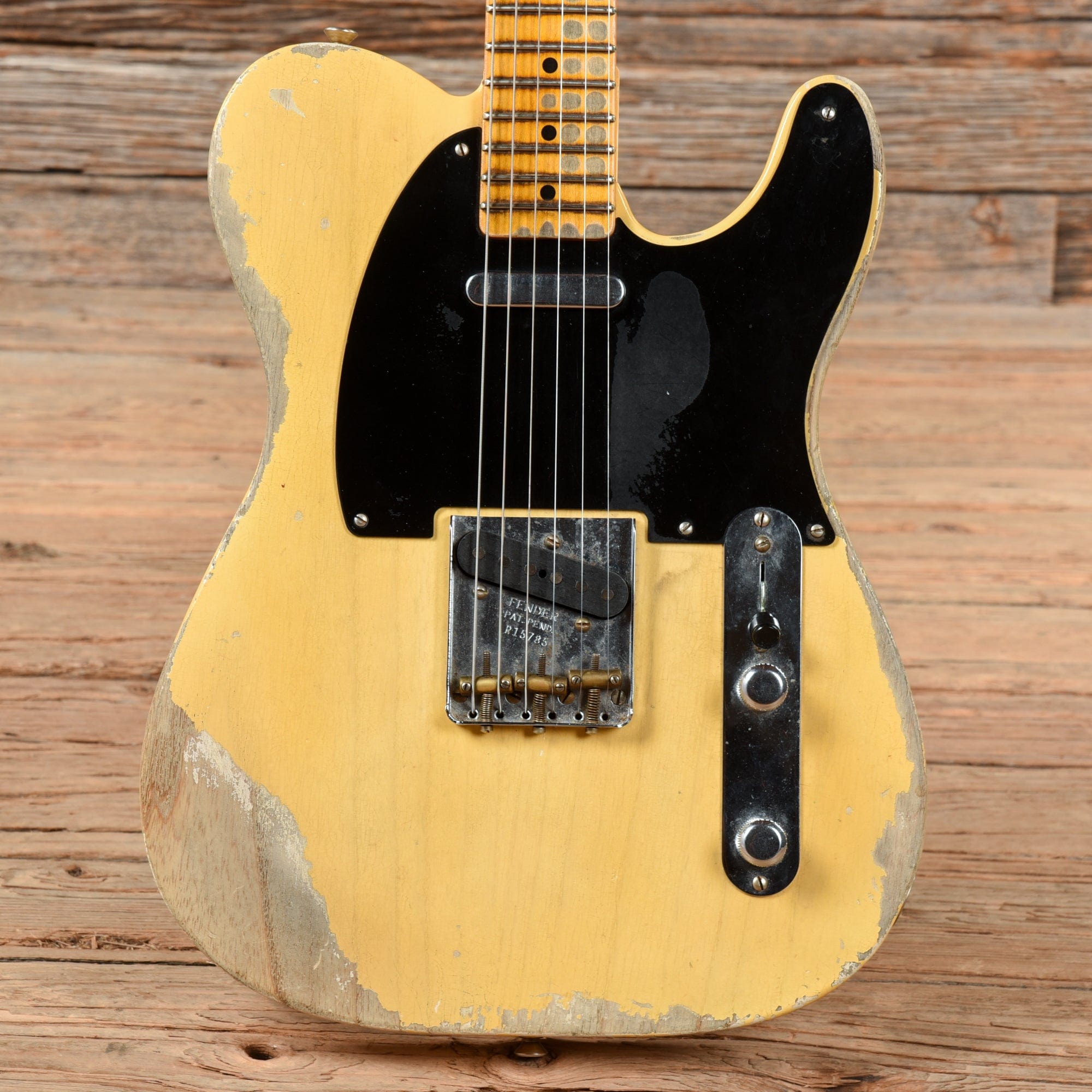 Tele Custom Shop Fender Custom Shop 51 Telecaster Reissue Relic Butterscotch 2017 ...
