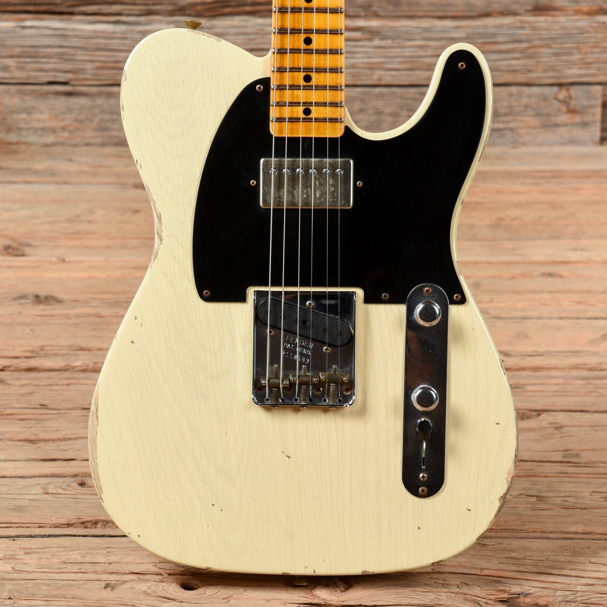 Fender Custom Shop '52 Telecaster HS Relic Vintage Blonde 2022 Electric Guitars / Solid Body