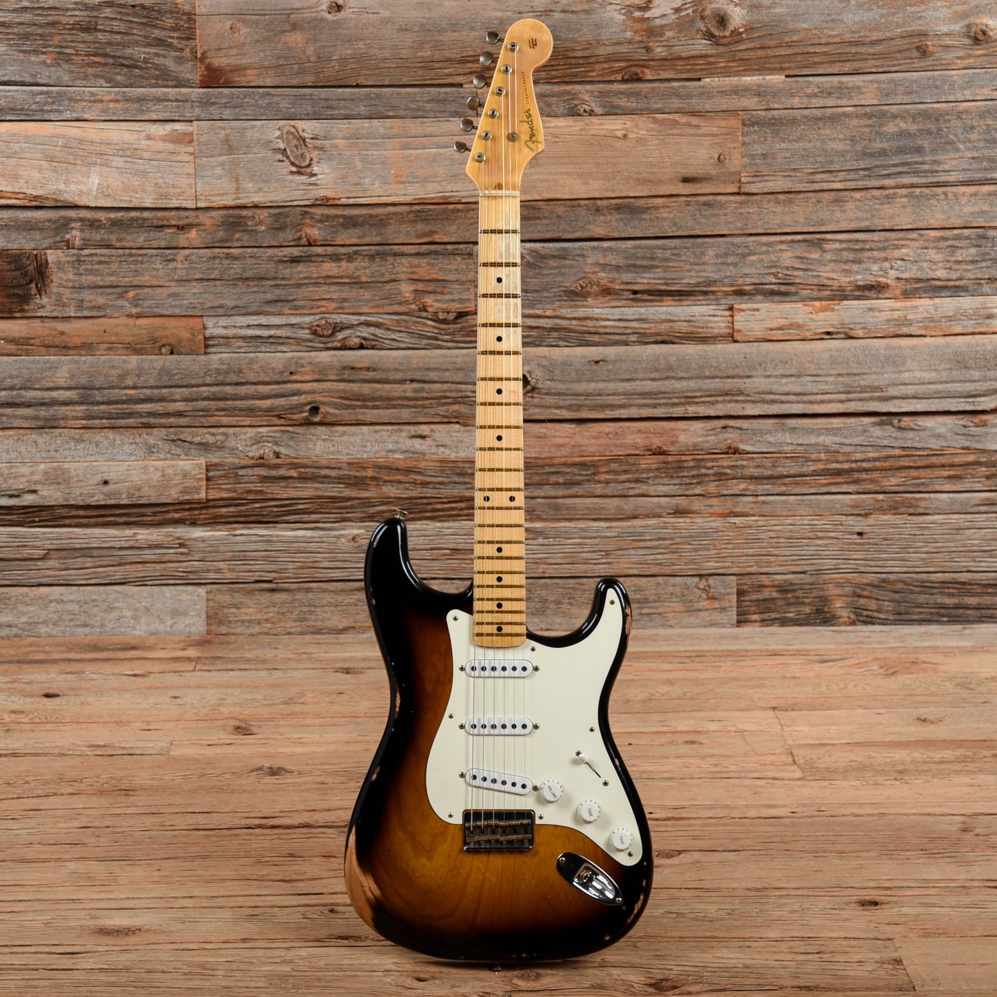 Fender Custom Shop '55 Stratocaster Hardtail Relic 2-Tone Sunburst 2022 Electric Guitars / Solid Body