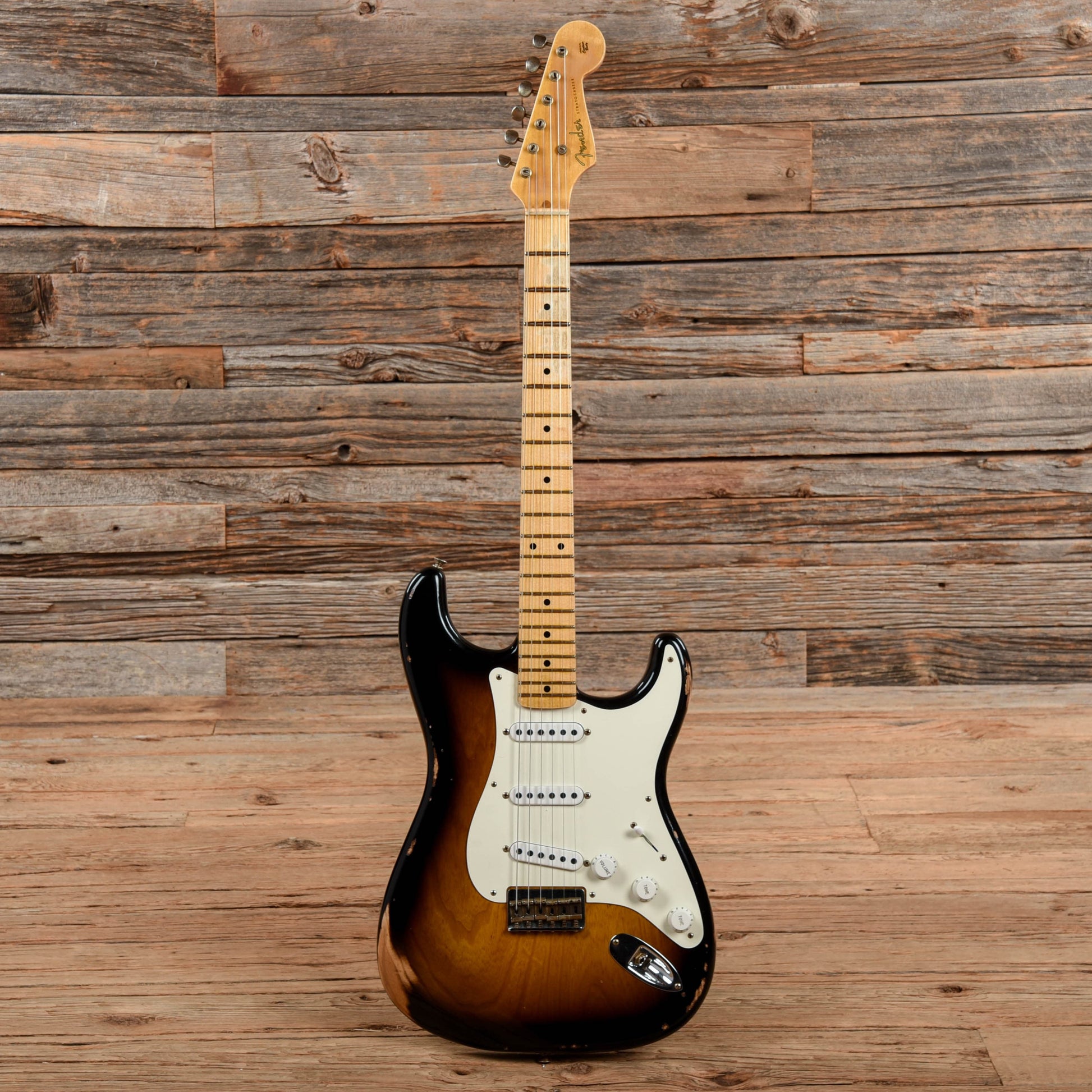 Fender Custom Shop '55 Stratocaster Hardtail Relic 2-Tone Sunburst 2022 Electric Guitars / Solid Body