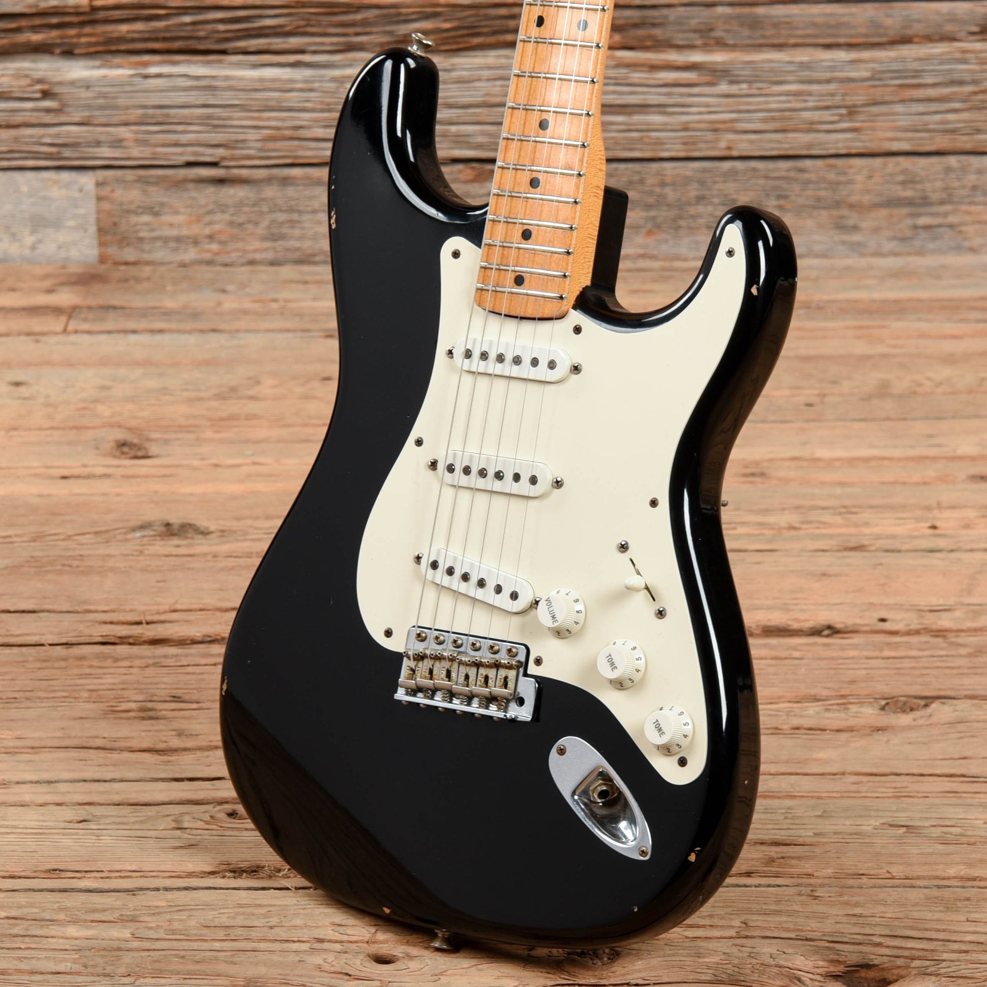 Fender Custom Shop '56 Stratocaster Relic Black 2005 Electric Guitars / Solid Body