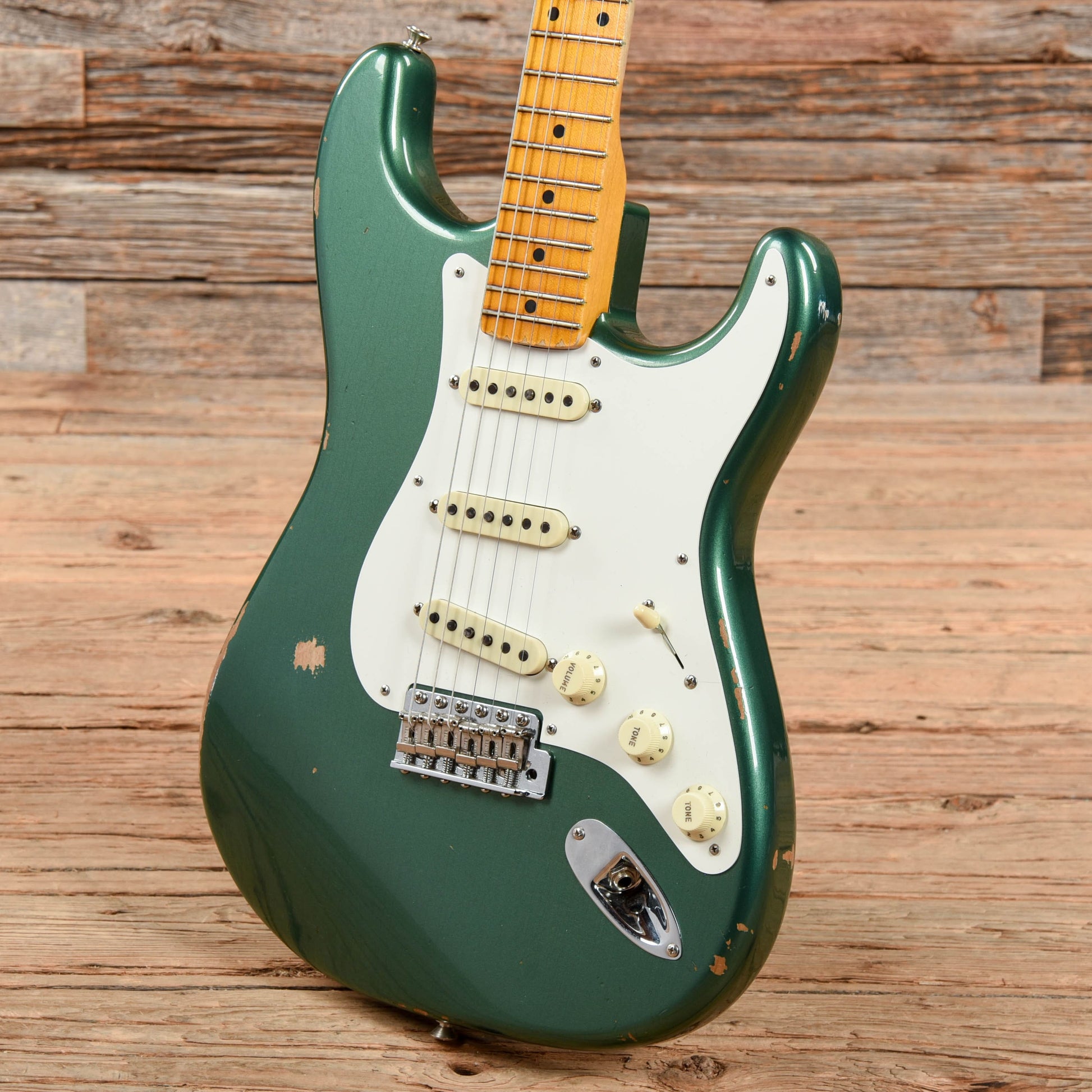 Fender Custom Shop '56 Stratocaster Relic Sherwood Green Metallic 2020 Electric Guitars / Solid Body