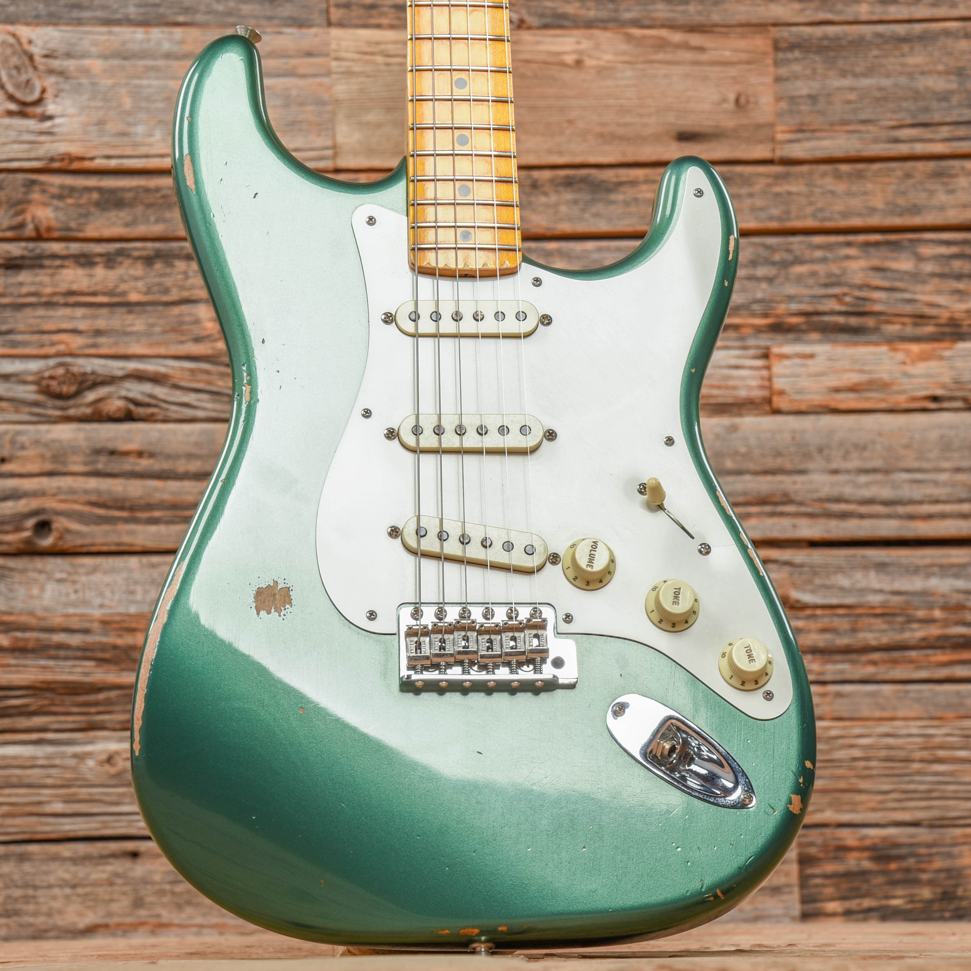 Fender Custom Shop '56 Stratocaster Relic Sherwood Green Metallic 2020 Electric Guitars / Solid Body