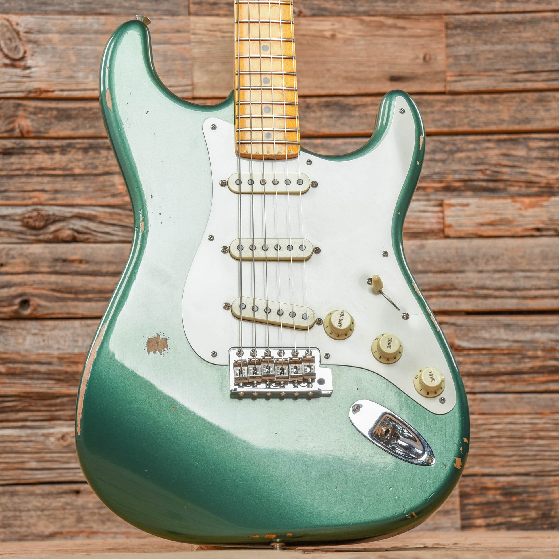 Fender Custom Shop '56 Stratocaster Relic Sherwood Green Metallic 2020 Electric Guitars / Solid Body