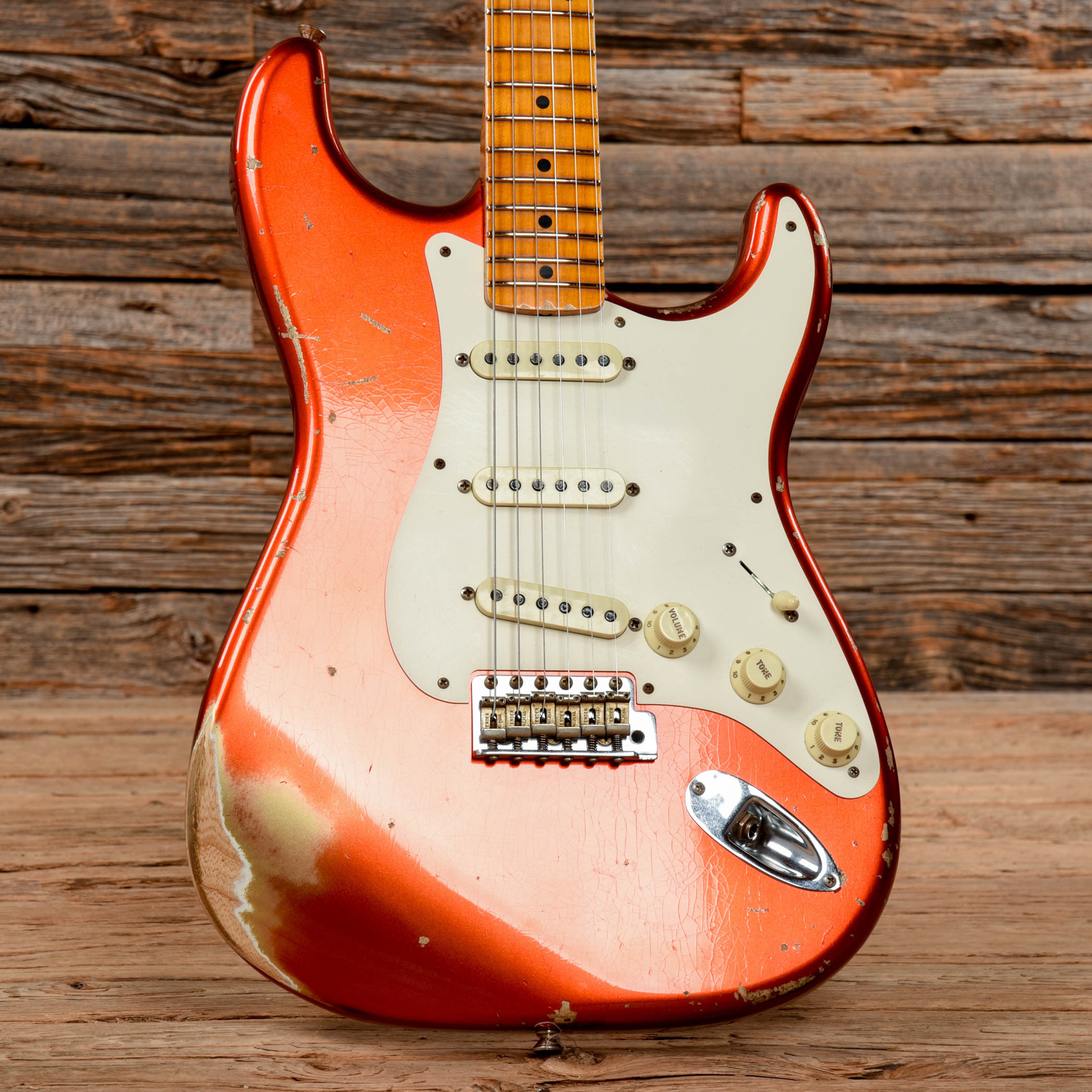 Fender Custom Shop 57 Stratocaster Heavy relic Candy Apple Red 2019 Electric Guitars / Solid Body