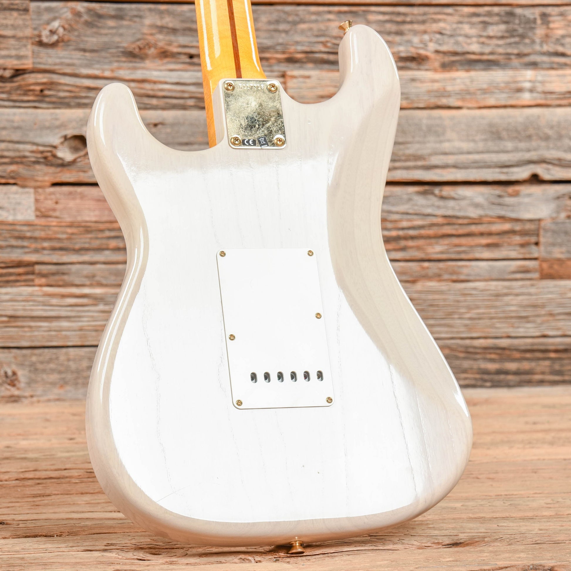 Fender Custom Shop '57 Stratocaster HSS "Chicago Special" w/Lollar Imperial, AA Flame Quartersawn Neck, & Gold Hardware Aged White Blonde 2022 Electric Guitars / Solid Body