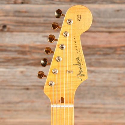 Fender Custom Shop '57 Stratocaster HSS "Chicago Special" w/Lollar Imperial, AA Flame Quartersawn Neck, & Gold Hardware Aged White Blonde 2022 Electric Guitars / Solid Body