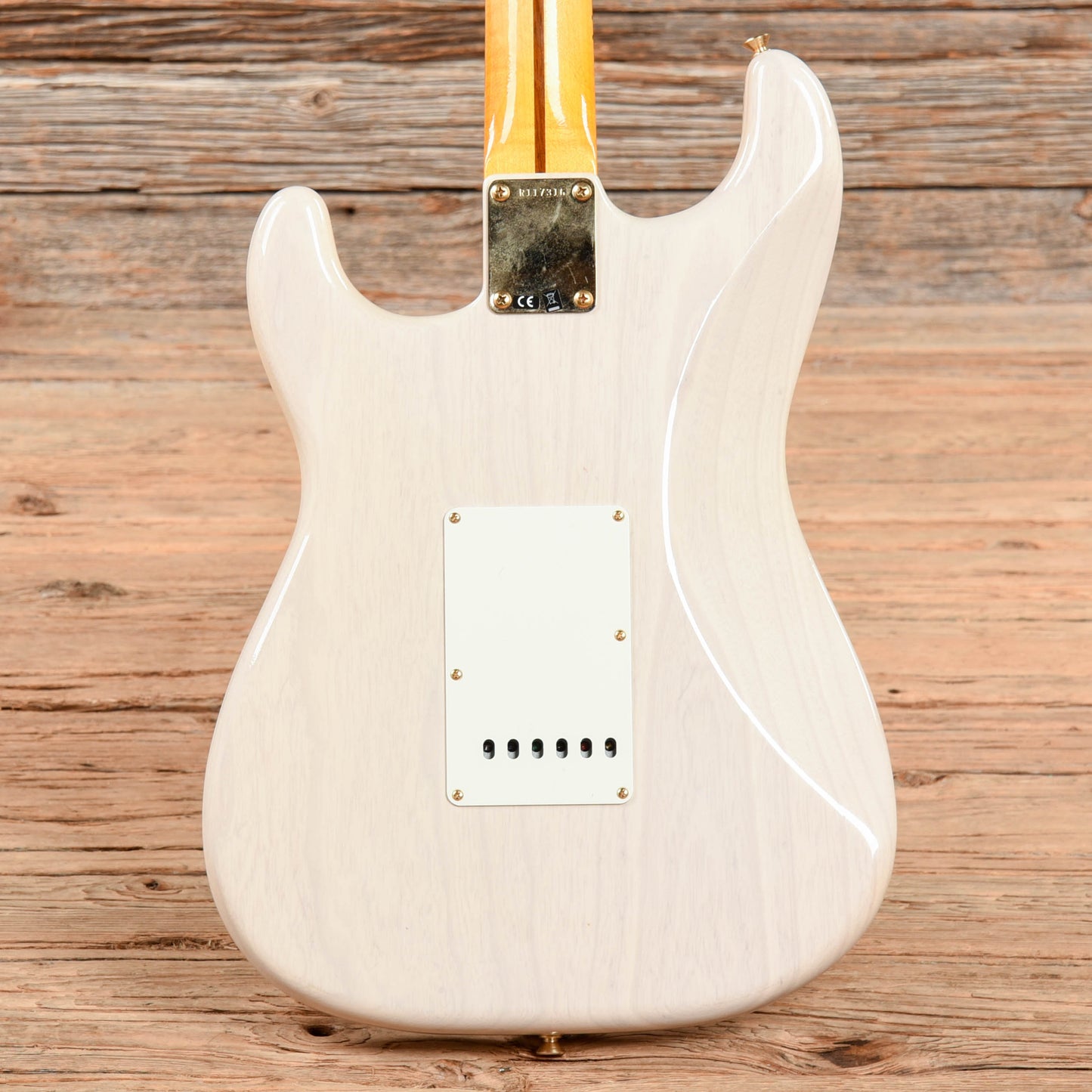 Fender Custom Shop '57 Stratocaster HSS "Chicago Special" w/Lollar Imperial, AA Flame Quartersawn Neck, & Gold Hardware Aged White Blonde 2022 Electric Guitars / Solid Body