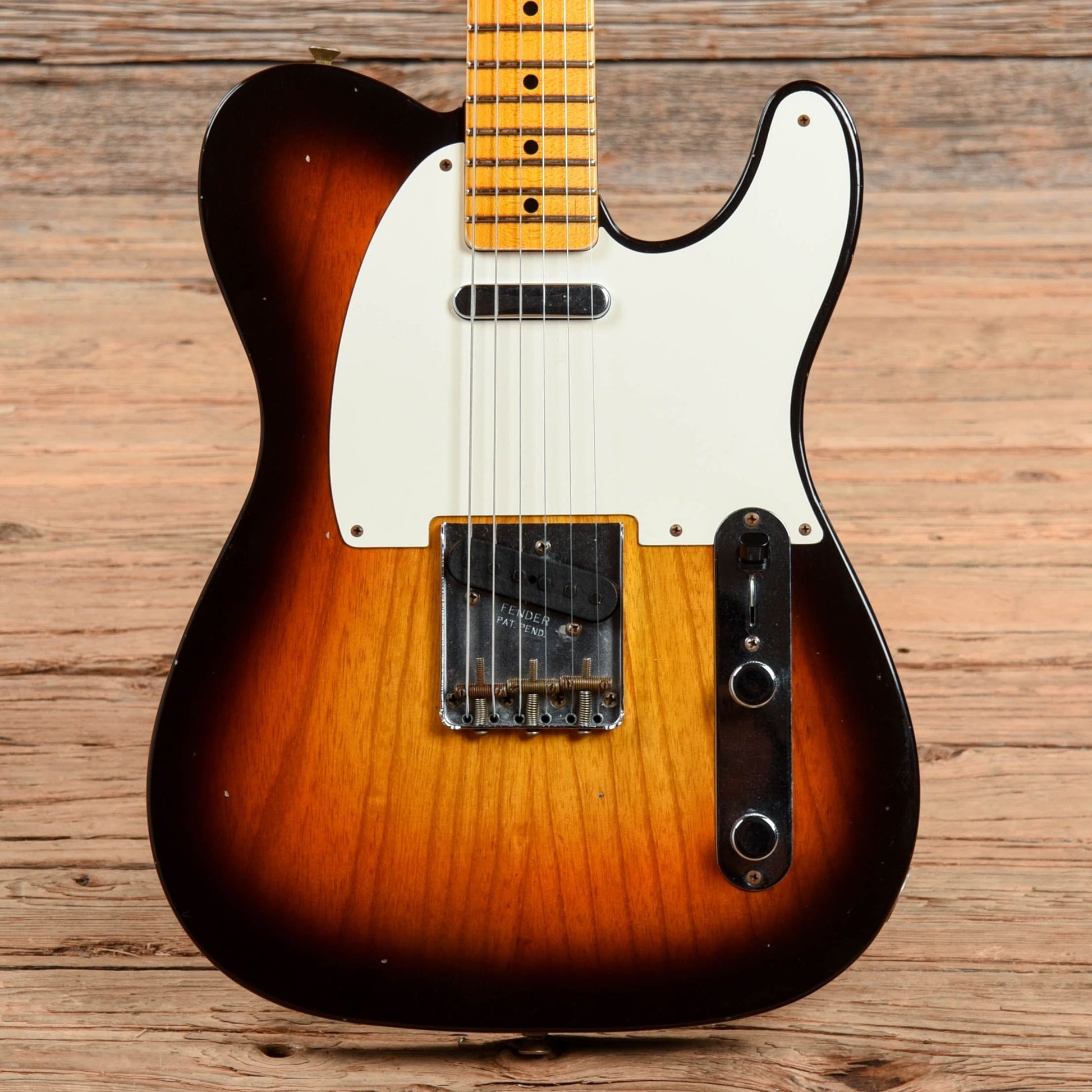 Fender Custom Shop ‘58 Telecaster Journeyman Relic Wide Fade 3-Tone Sunburst 2021 Electric Guitars / Solid Body