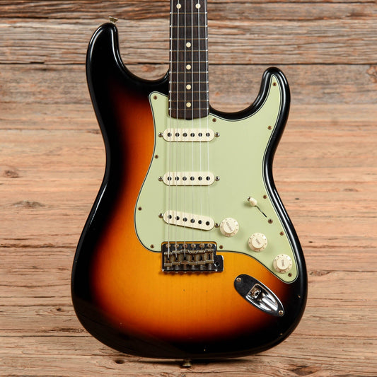 Fender Custom Shop '60 Stratocaster Journeyman Relic 3-Tone Sunburst 2021 Electric Guitars / Solid Body