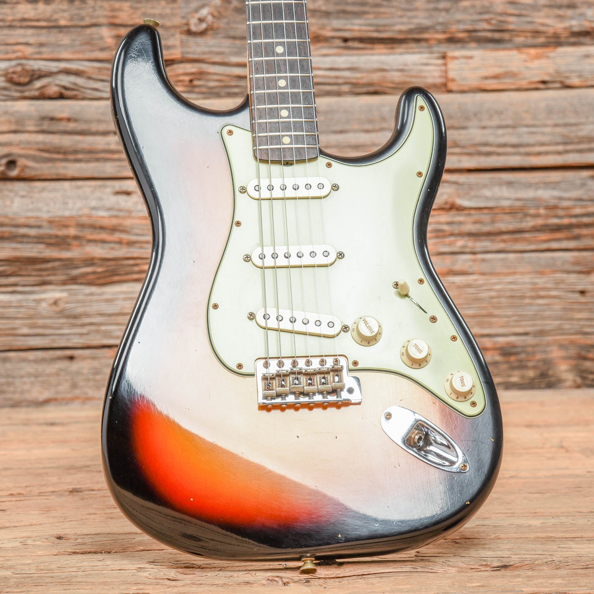 Fender Custom Shop '60 Stratocaster Journeyman Relic 3-Tone Sunburst 2021 Electric Guitars / Solid Body