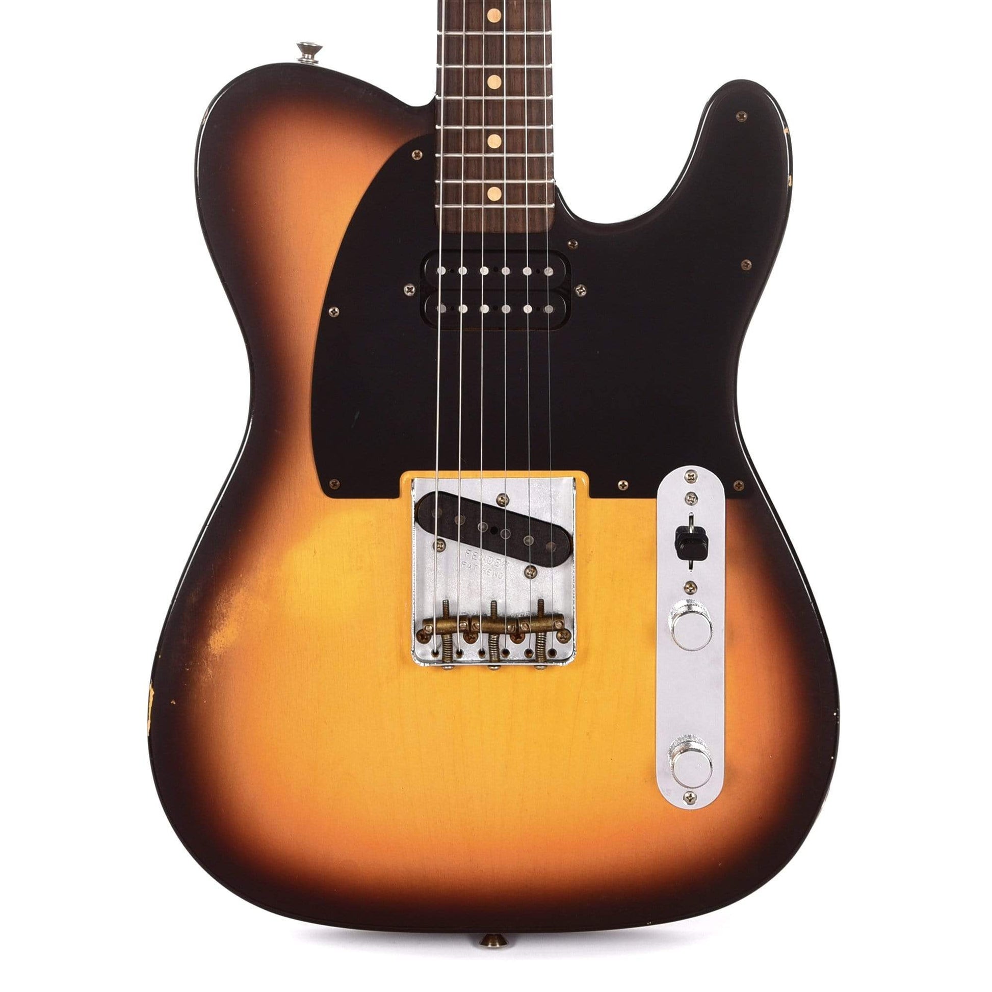 Fender Custom Shop '60s HS Telecaster Relic Salem 3-Tone Sunburst Master Built By Paul Waller Electric Guitars / Solid Body