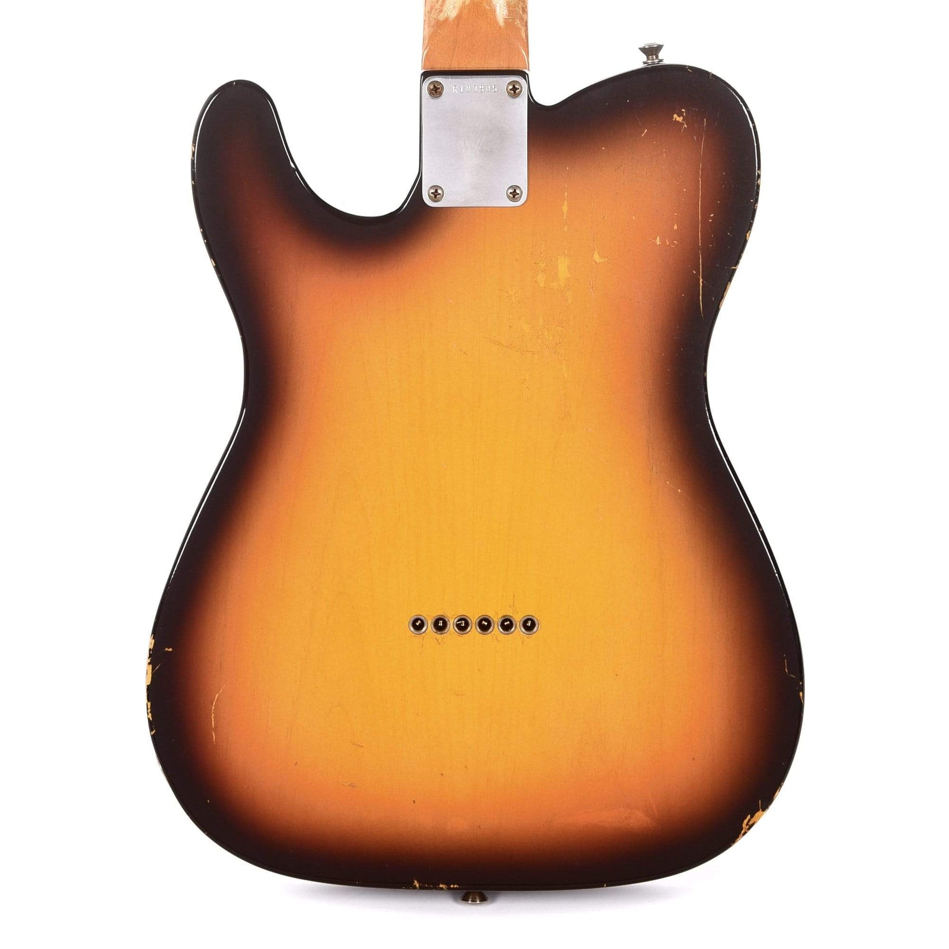 Fender Custom Shop '60s HS Telecaster Relic Salem 3-Tone Sunburst Master Built By Paul Waller Electric Guitars / Solid Body