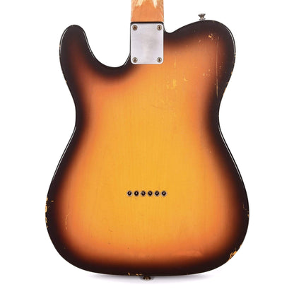Fender Custom Shop '60s HS Telecaster Relic Salem 3-Tone Sunburst Master Built By Paul Waller Electric Guitars / Solid Body