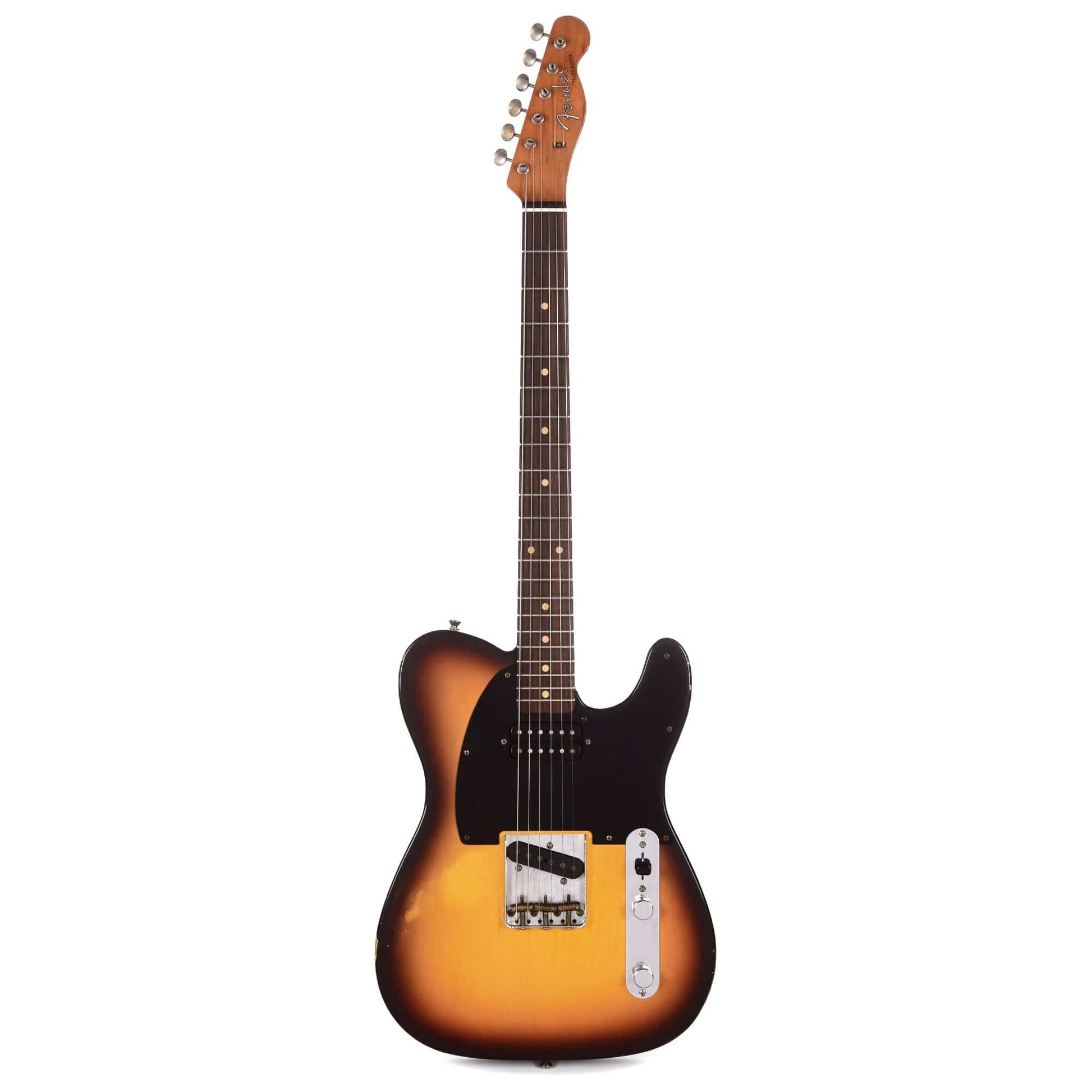 Fender Custom Shop '60s HS Telecaster Relic Salem 3-Tone Sunburst Master Built By Paul Waller Electric Guitars / Solid Body