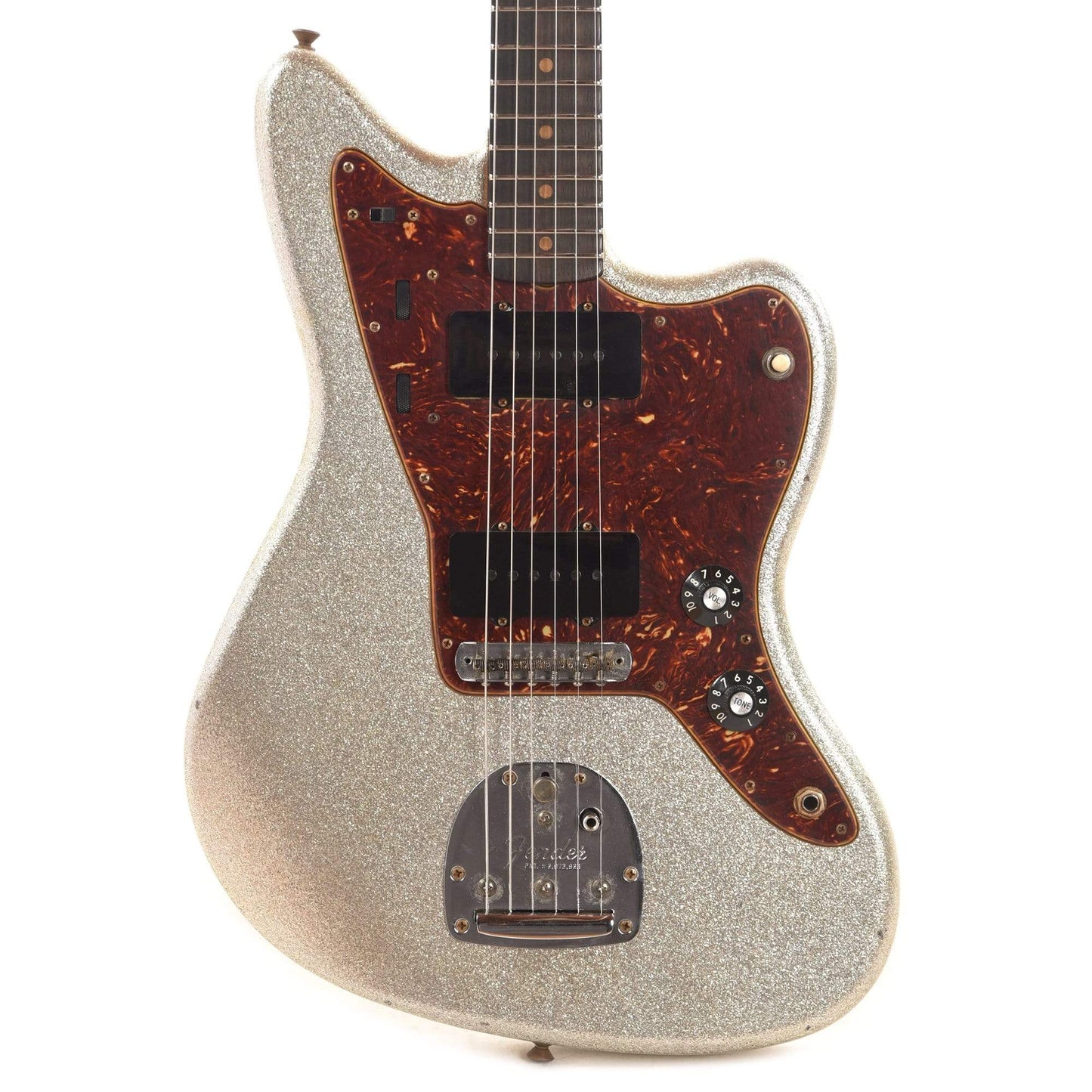 Fender Custom Shop '60s Jazzmaster "Chicago Special" Journeyman Super Aged Silver Sparkle w/Roasted Neck Electric Guitars / Solid Body