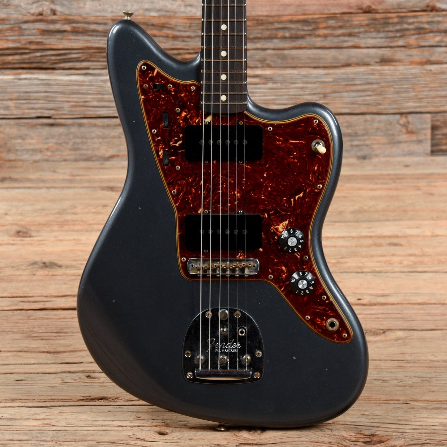 Fender Custom Shop '60s Jazzmaster "Chicago Special" w/Roasted Neck Journeyman Relic Aged Charcoal Frost Metallic 2021 Electric Guitars / Solid Body