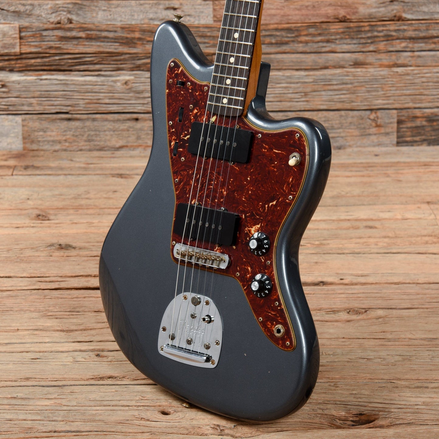 Fender Custom Shop '60s Jazzmaster "Chicago Special" w/Roasted Neck Journeyman Relic Aged Charcoal Frost Metallic 2021 Electric Guitars / Solid Body