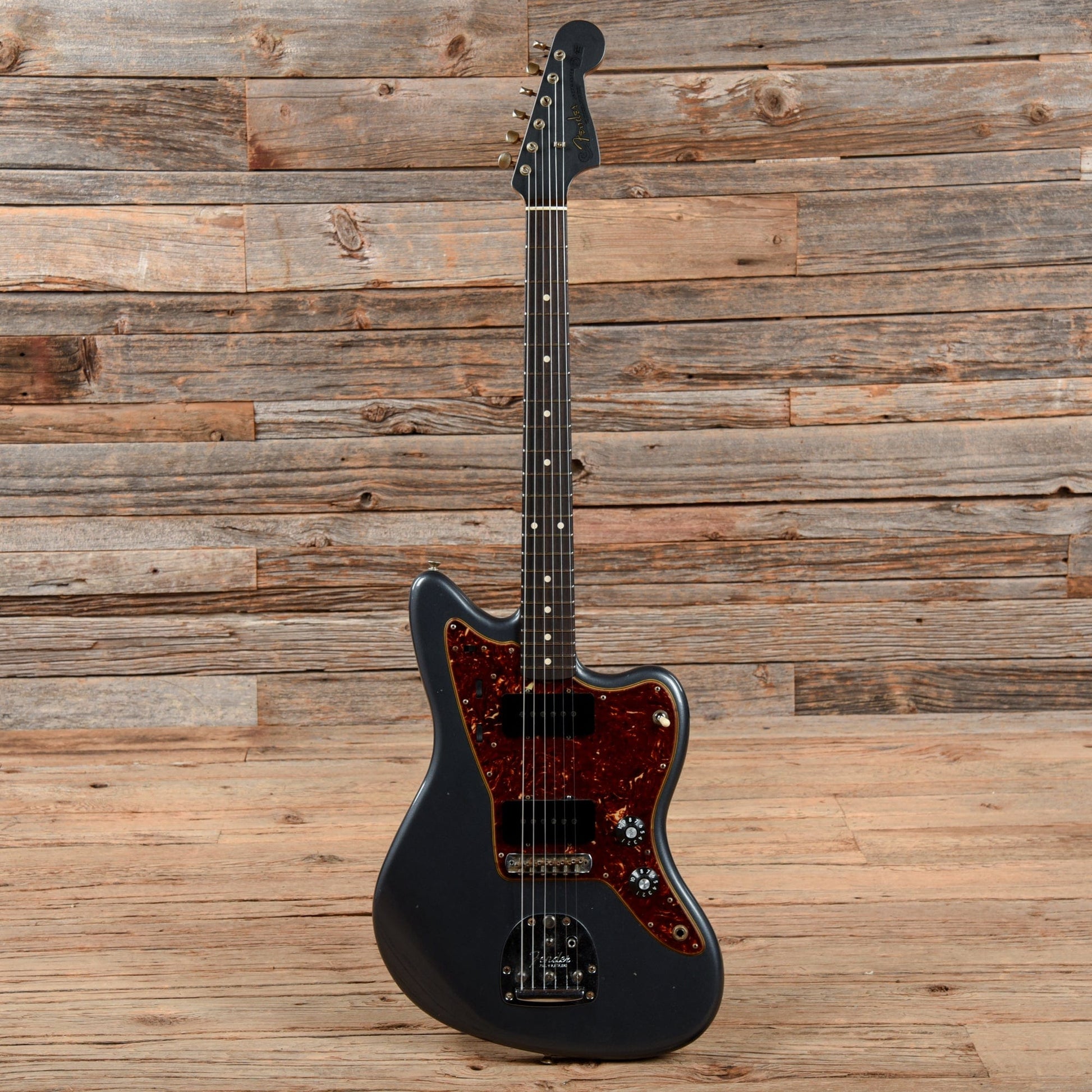 Fender Custom Shop '60s Jazzmaster "Chicago Special" w/Roasted Neck Journeyman Relic Aged Charcoal Frost Metallic 2021 Electric Guitars / Solid Body