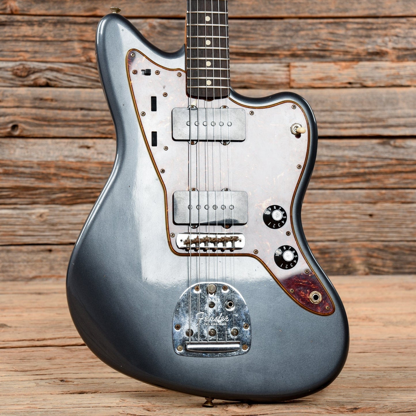 Fender Custom Shop '60s Jazzmaster "Chicago Special" w/Roasted Neck Journeyman Relic Aged Charcoal Frost Metallic 2021 Electric Guitars / Solid Body