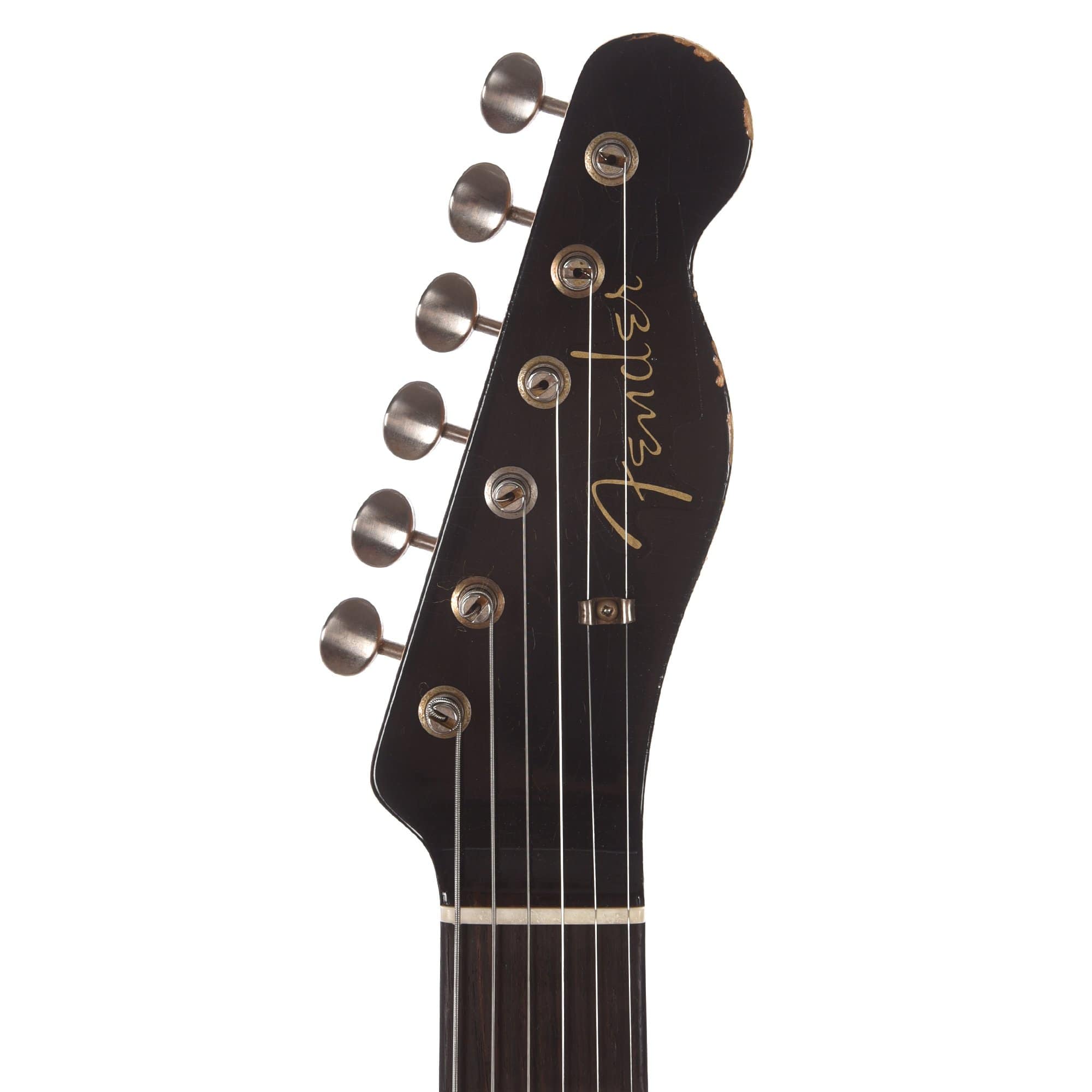 Fender Custom Shop 60s Telecaster Custom Relic Black Master Built by Paul Waller Electric Guitars / Solid Body