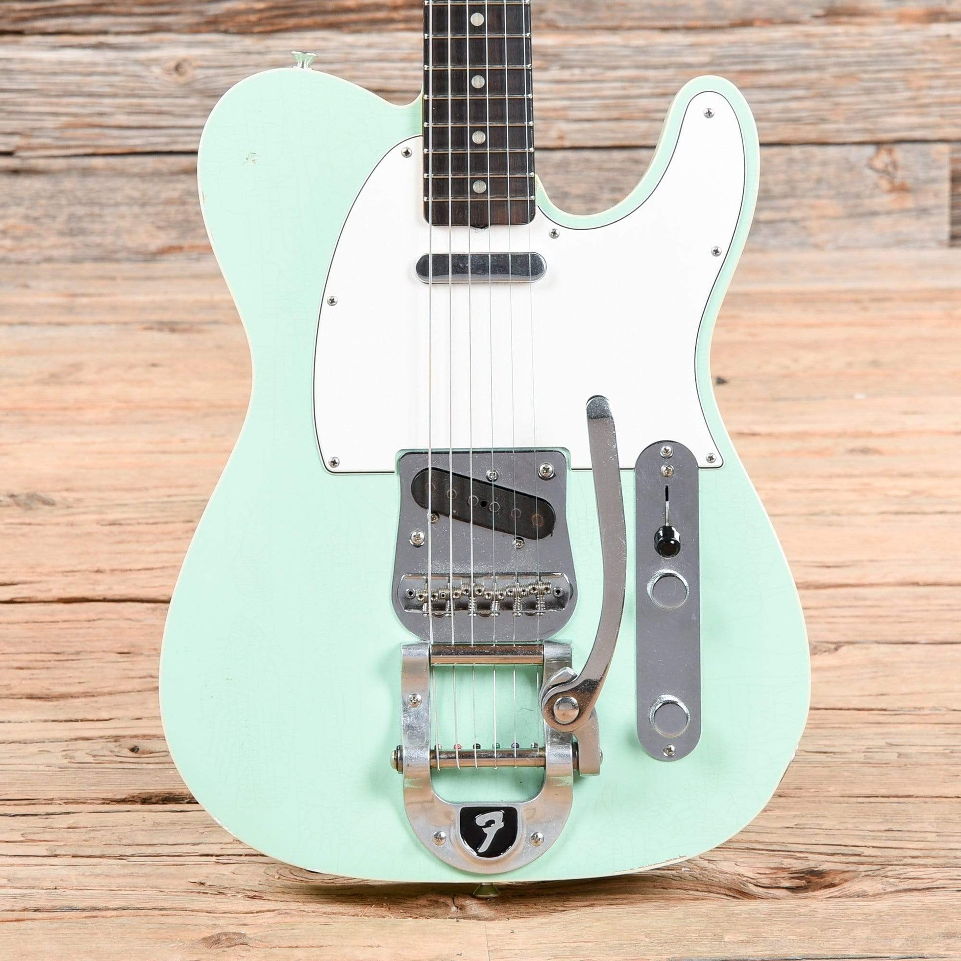 Fender Custom Shop '60s Telecaster Custom Relic Surf Green 2012 Electric Guitars / Solid Body
