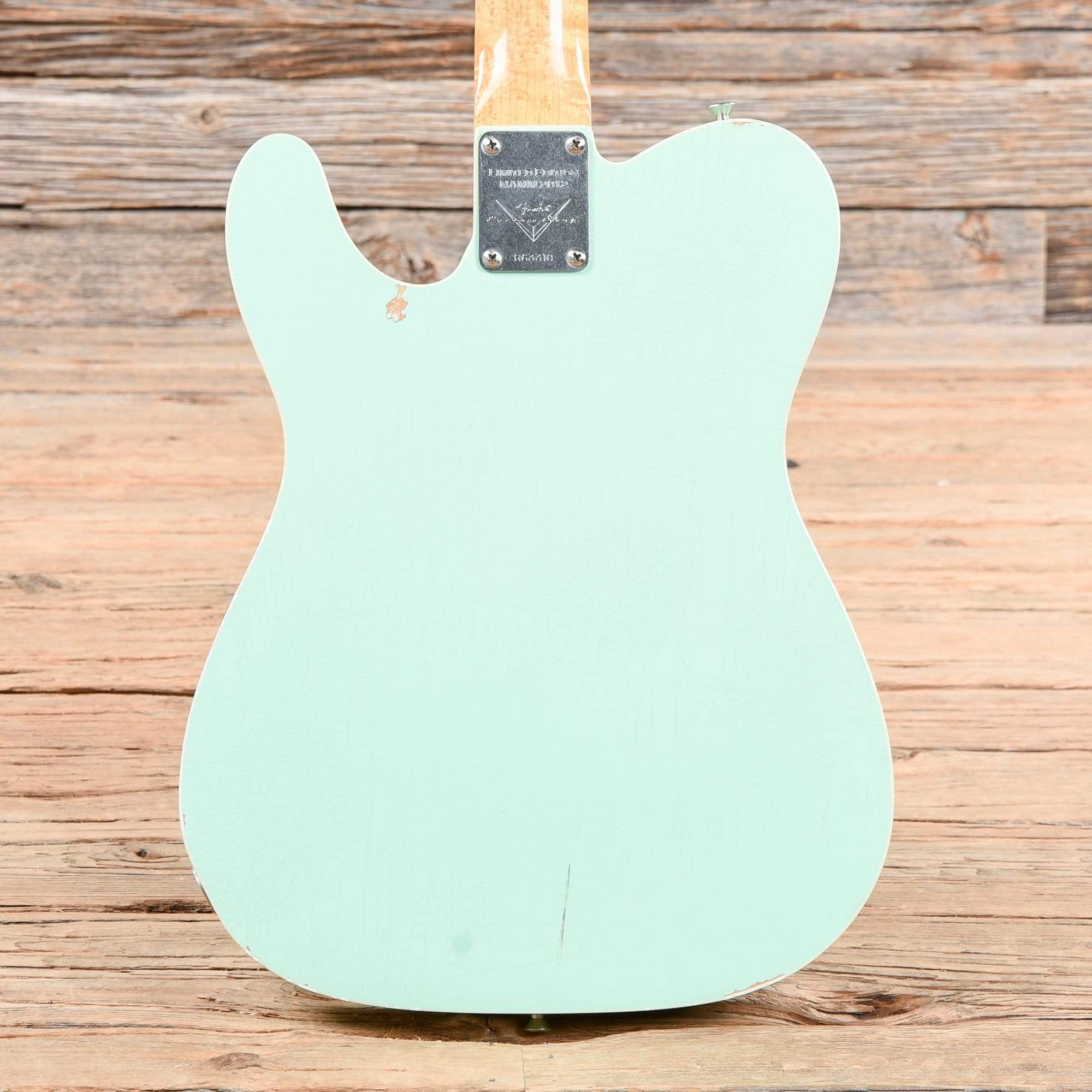 Fender Custom Shop '60s Telecaster Custom Relic Surf Green 2012 Electric Guitars / Solid Body