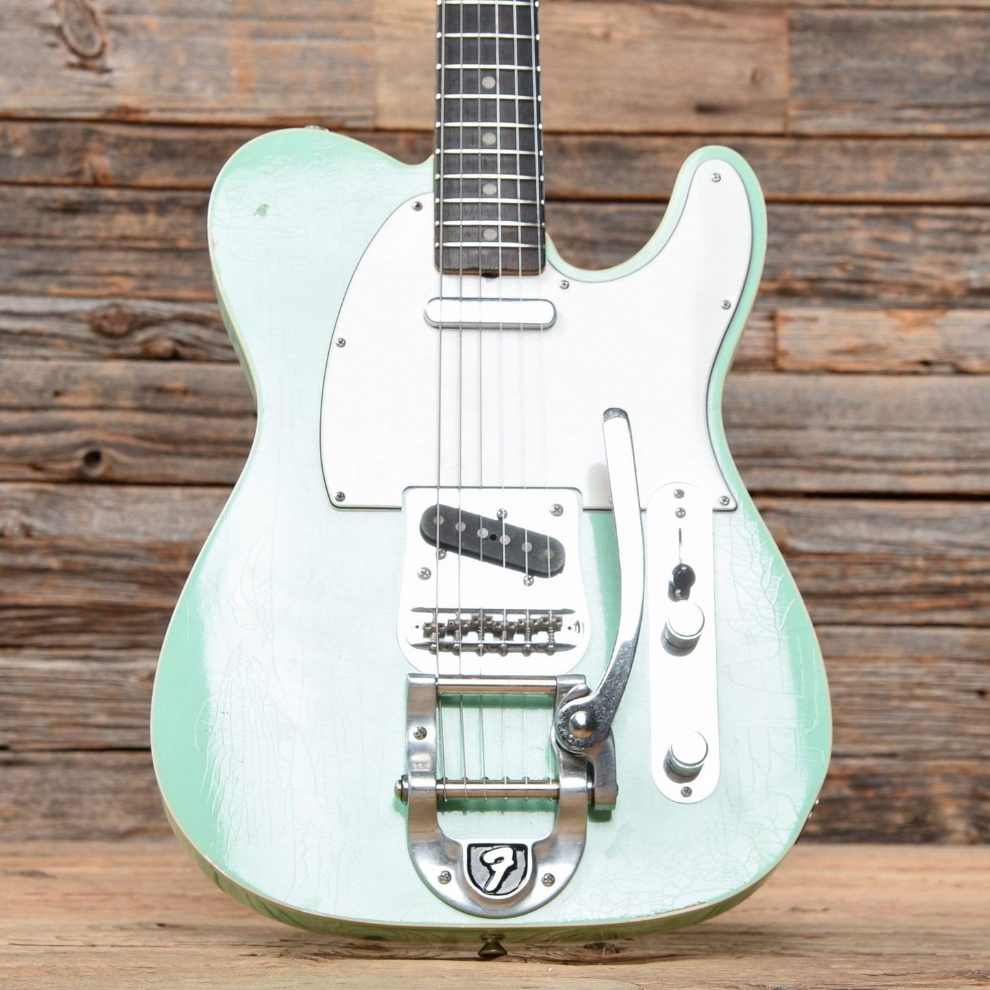 Fender Custom Shop '60s Telecaster Custom Relic Surf Green 2012 Electric Guitars / Solid Body