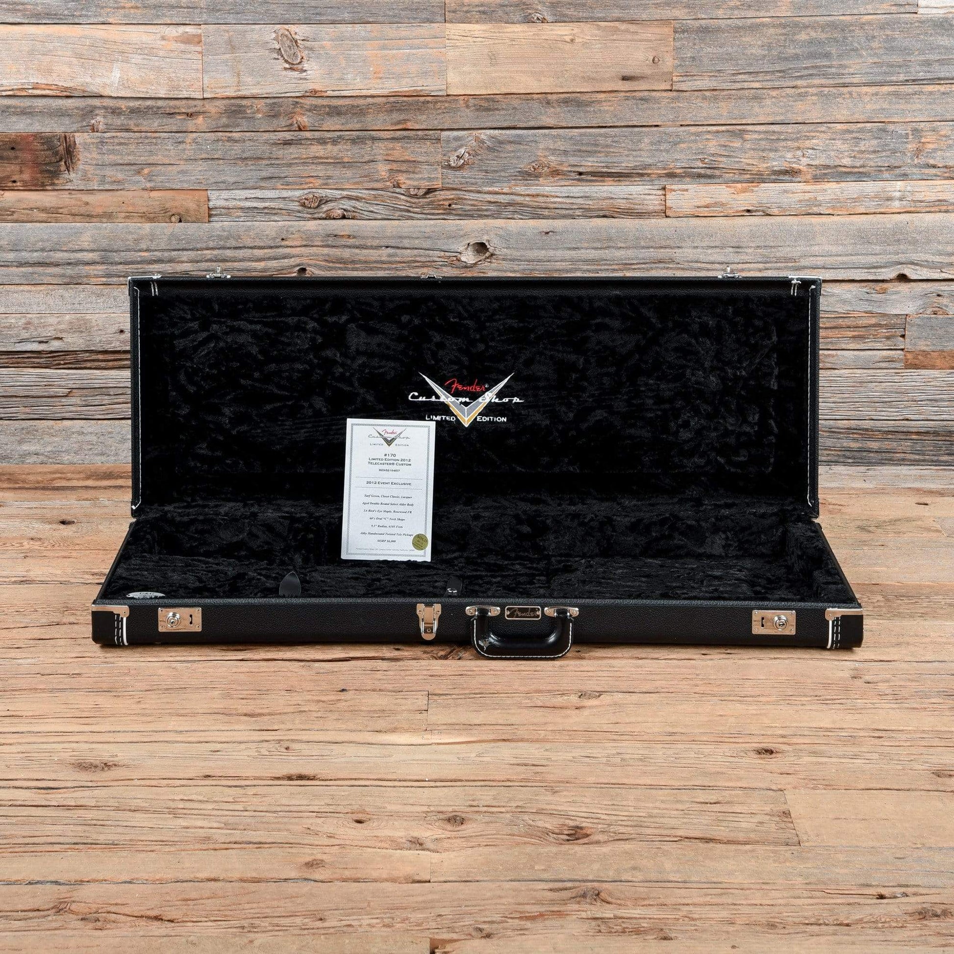 Fender Custom Shop '60s Telecaster Custom Relic Surf Green 2012 Electric Guitars / Solid Body