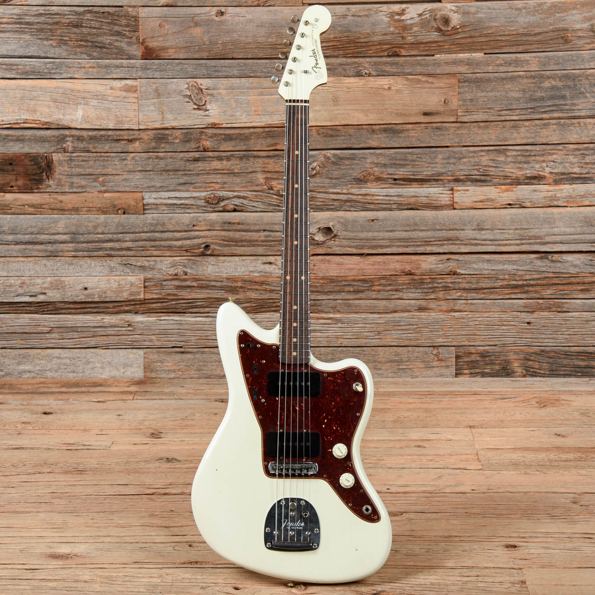Fender Custom Shop '62 Jazzmaster Journeyman Relic Aged Olympic White 2022 Electric Guitars / Solid Body
