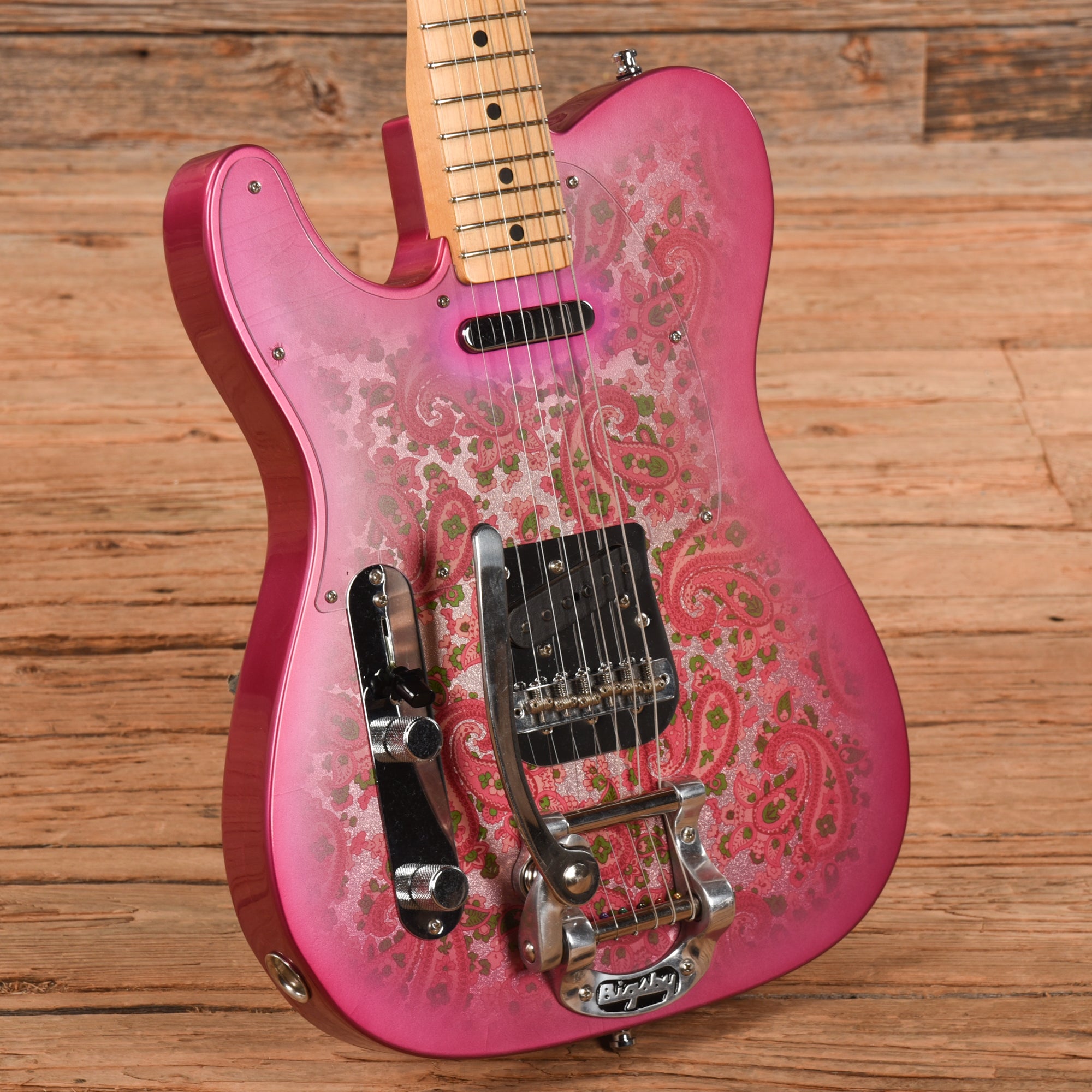 Fender Custom Shop 68 Paisley Telecaster CC Pink Paisley 2022 LEFTY Electric Guitars / Solid Body