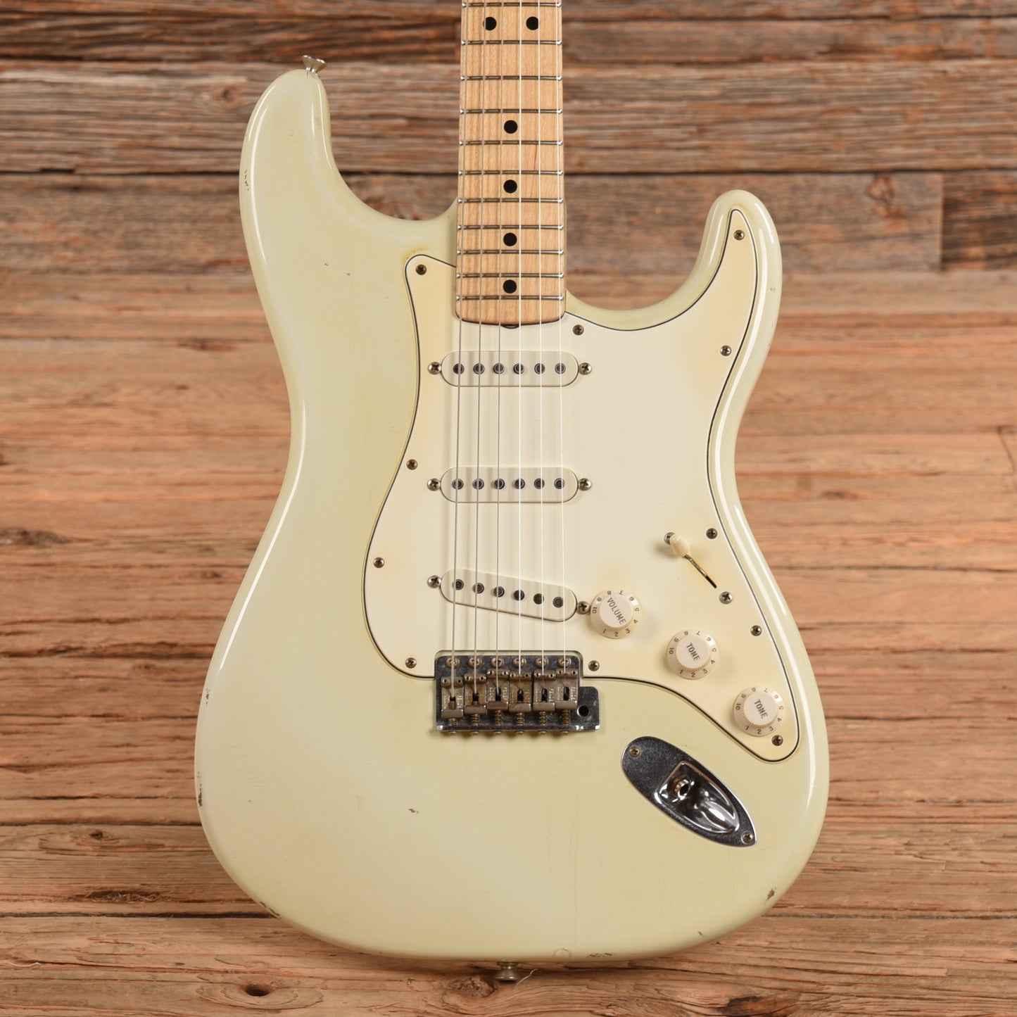 Fender Custom Shop '69 Stratocaster Relic Olympic White 2002 Electric Guitars / Solid Body