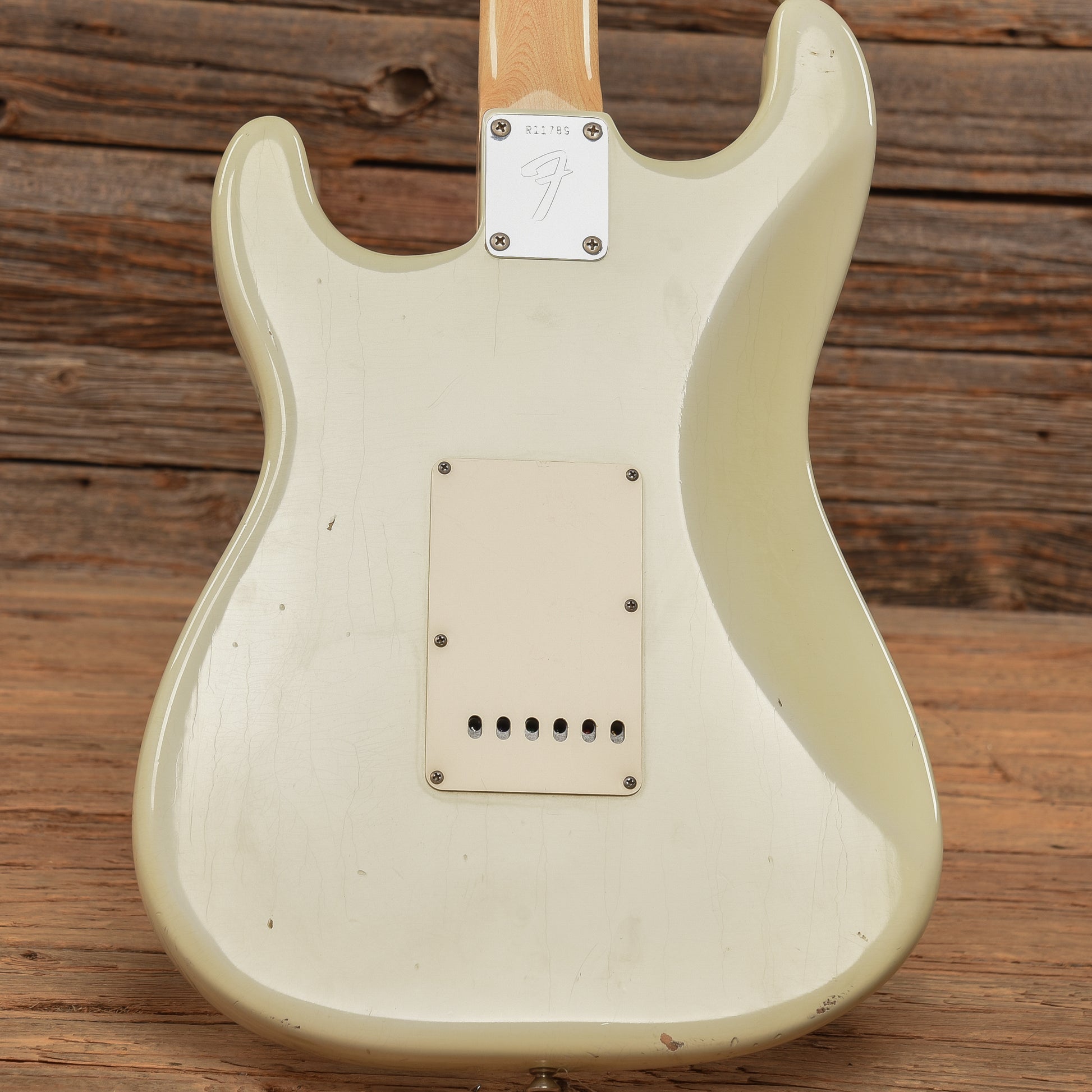 Fender Custom Shop '69 Stratocaster Relic Olympic White 2002 Electric Guitars / Solid Body