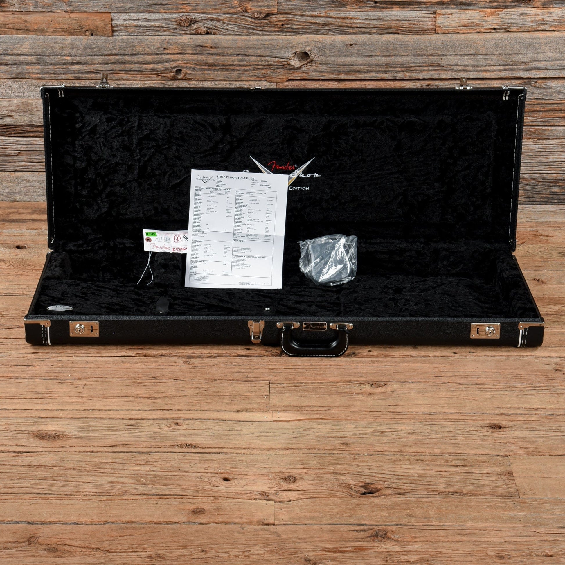 Fender Custom Shop '72 Telecaster Custom Relic Black 2010 Electric Guitars / Solid Body