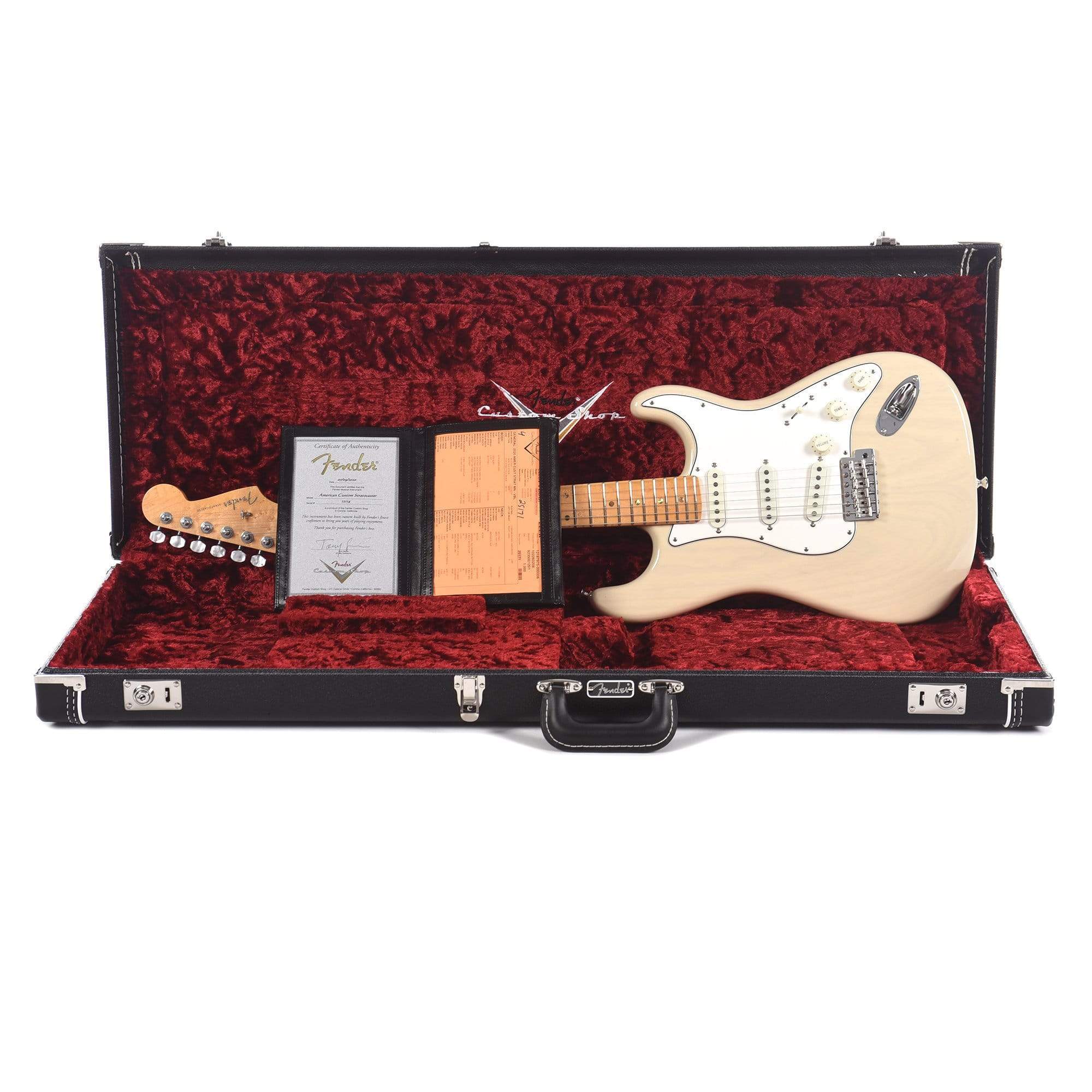 Fender Custom Shop American Custom Stratocaster Vintage Blonde Electric Guitars / Solid Body