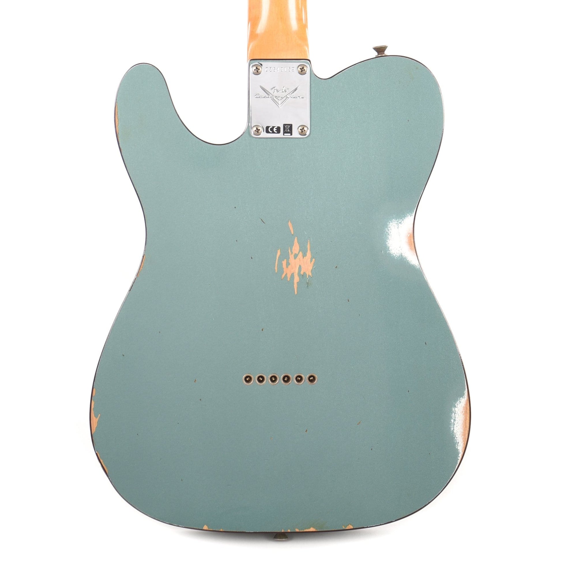 Fender Custom Shop American Custom Telecaster "Chicago Special" Relic Faded Aged Sherwood Green Electric Guitars / Solid Body