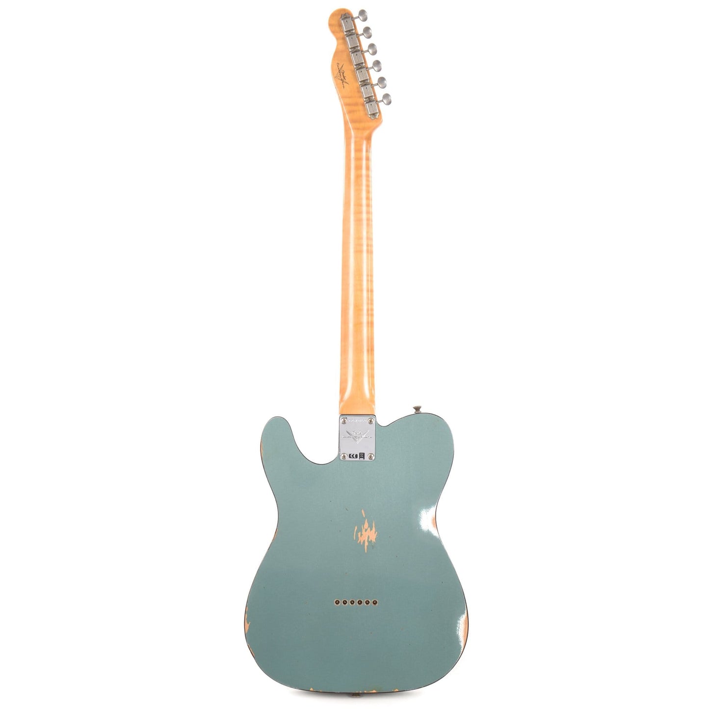 Fender Custom Shop American Custom Telecaster "Chicago Special" Relic Faded Aged Sherwood Green Electric Guitars / Solid Body