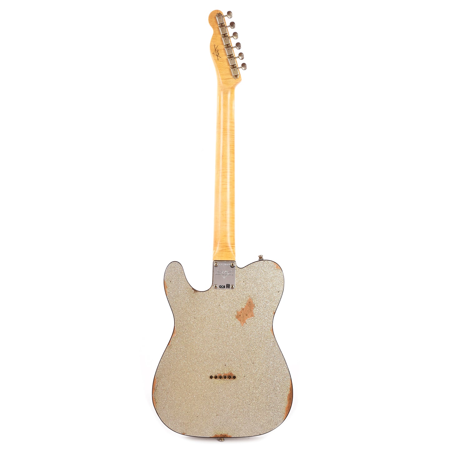 Fender Custom Shop American Custom Telecaster "Chicago Special" Relic Faded/Aged Silver Sparkle Electric Guitars / Solid Body