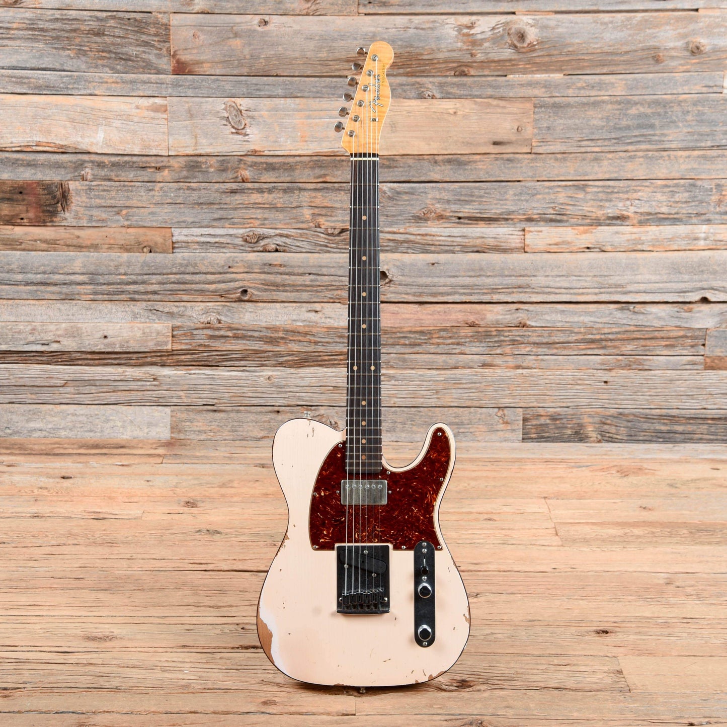 Fender Custom Shop American Custom Telecaster H/S "CME Spec" Relic Super Aged/Faded Shell Pink 2018 Electric Guitars / Solid Body