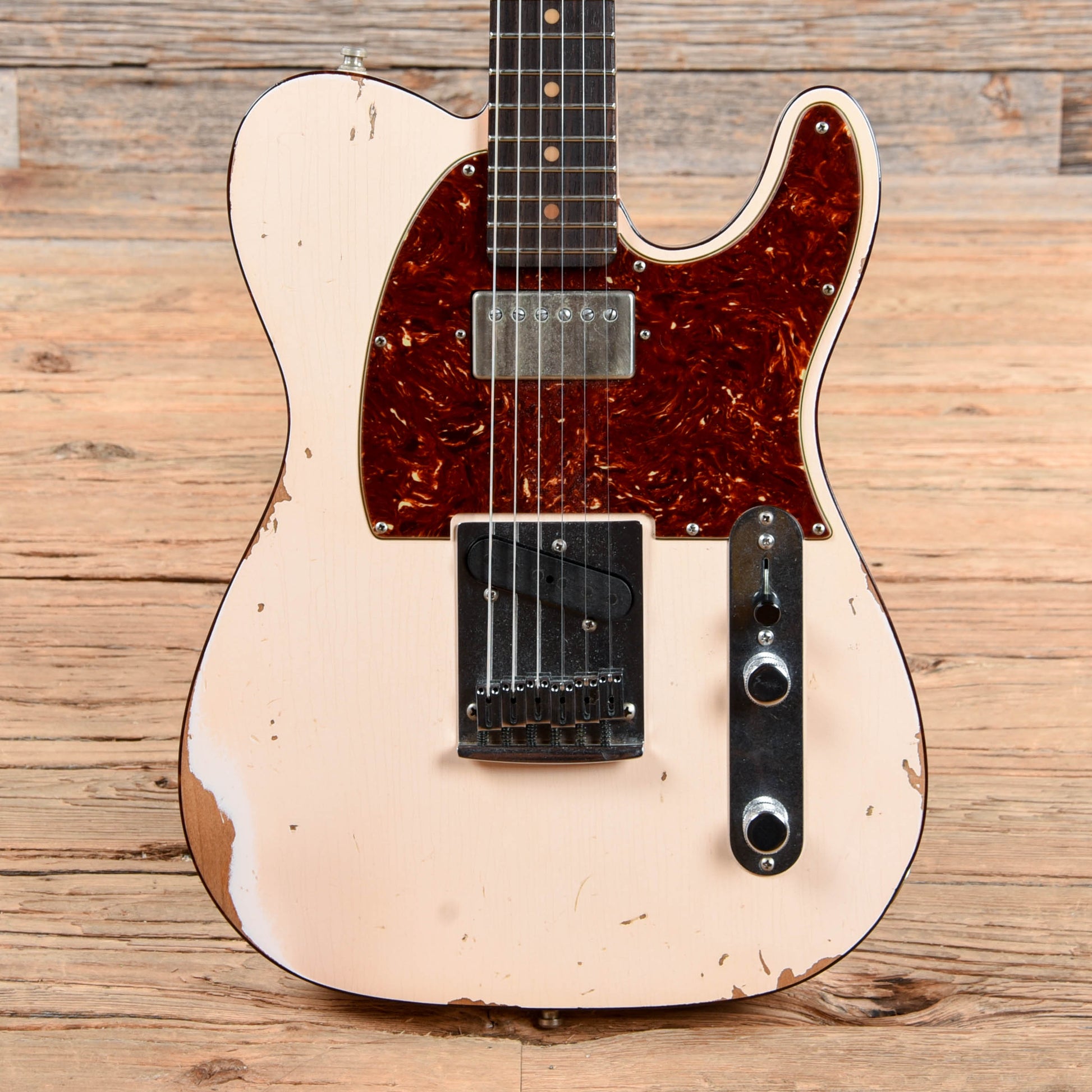 Fender Custom Shop American Custom Telecaster H/S "CME Spec" Relic Super Aged/Faded Shell Pink 2018 Electric Guitars / Solid Body