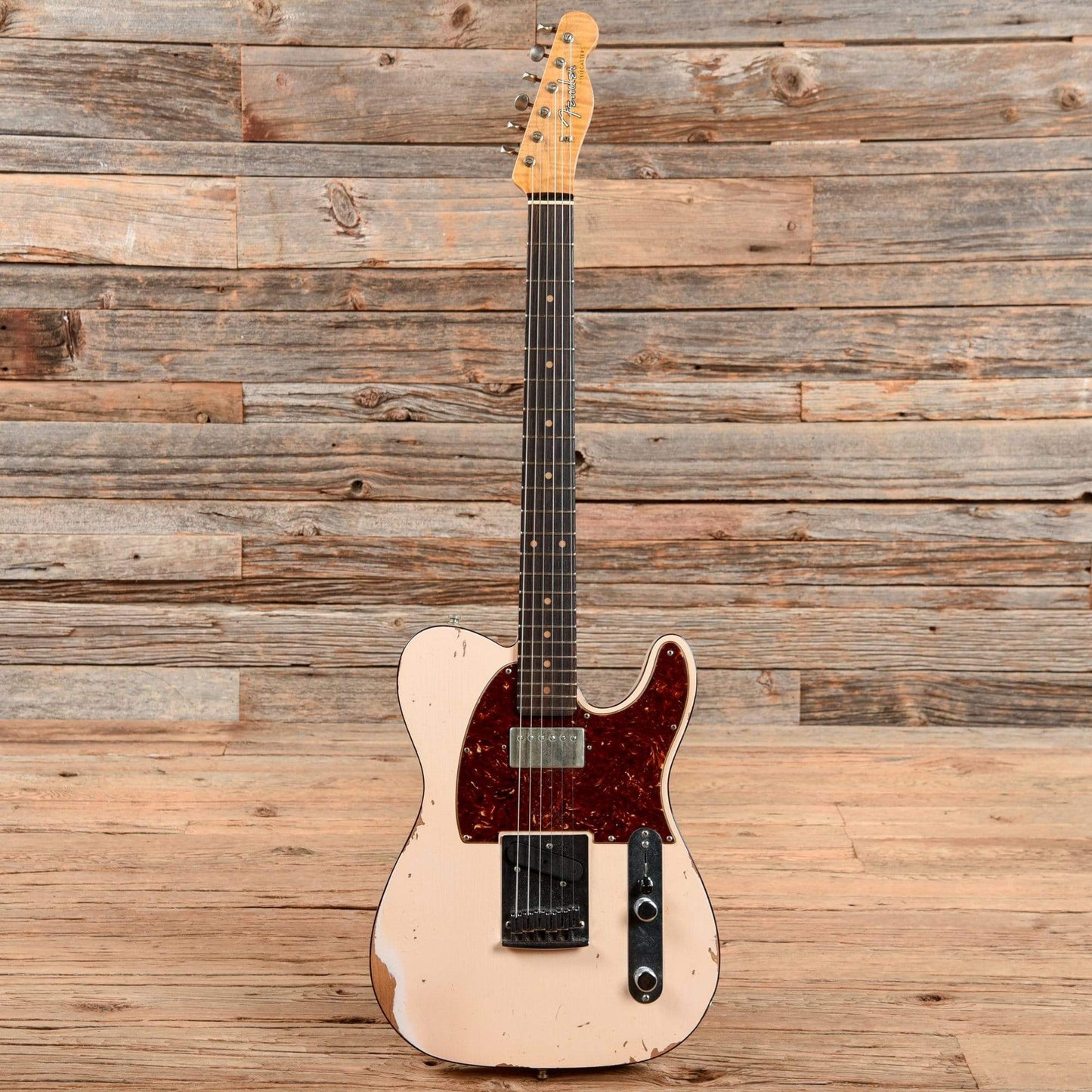 Fender Custom Shop American Custom Telecaster H/S "CME Spec" Relic Super Aged/Faded Shell Pink 2018 Electric Guitars / Solid Body