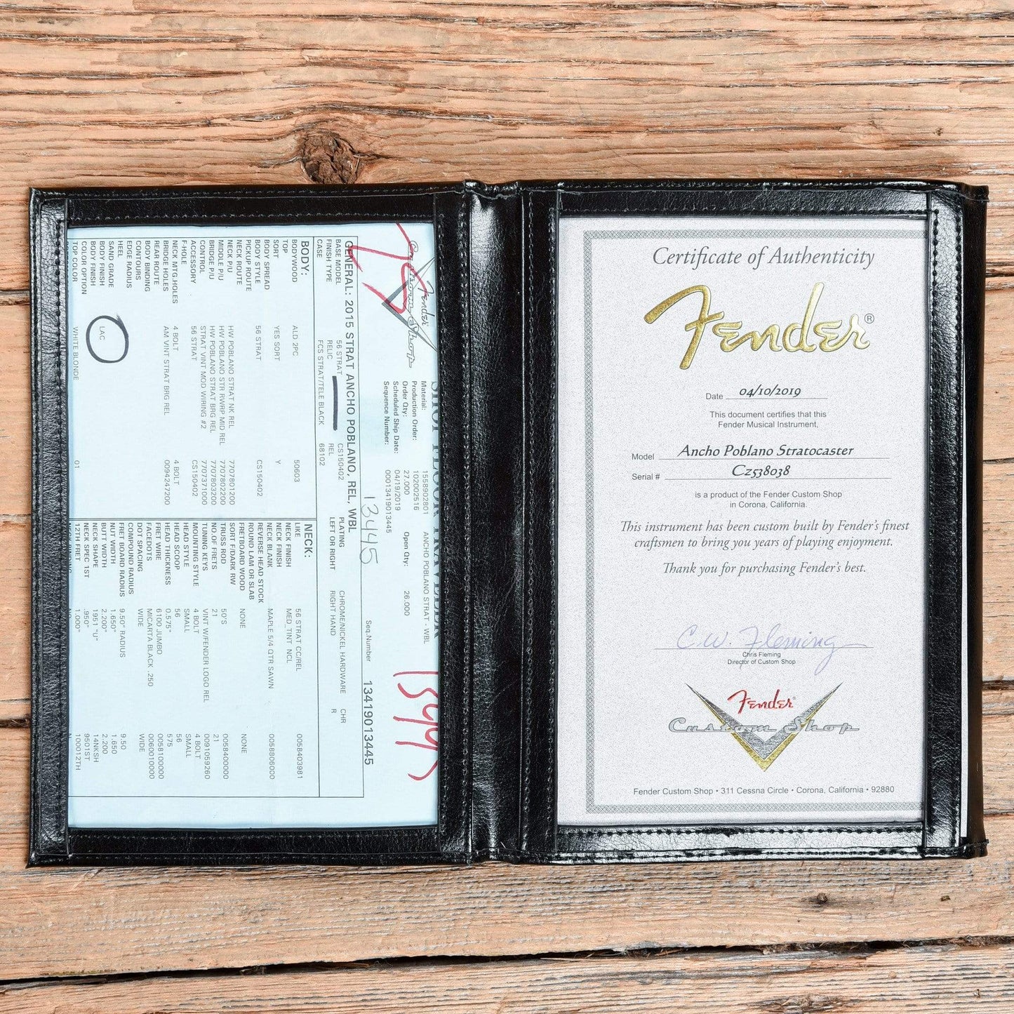 Fender Custom Shop Ancho Poblano Stratocaster White Blonde 2019 Electric Guitars / Solid Body