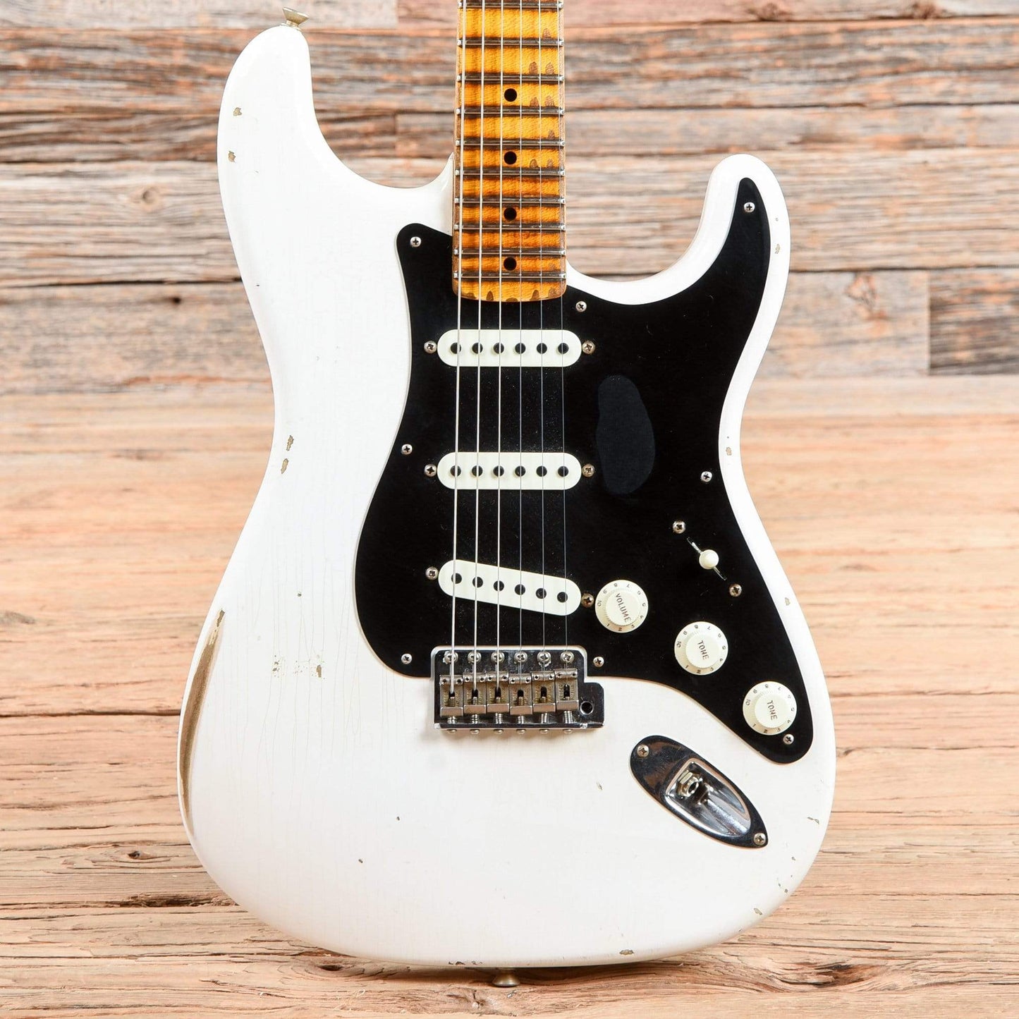 Fender Custom Shop Ancho Poblano Stratocaster White Blonde 2019 Electric Guitars / Solid Body