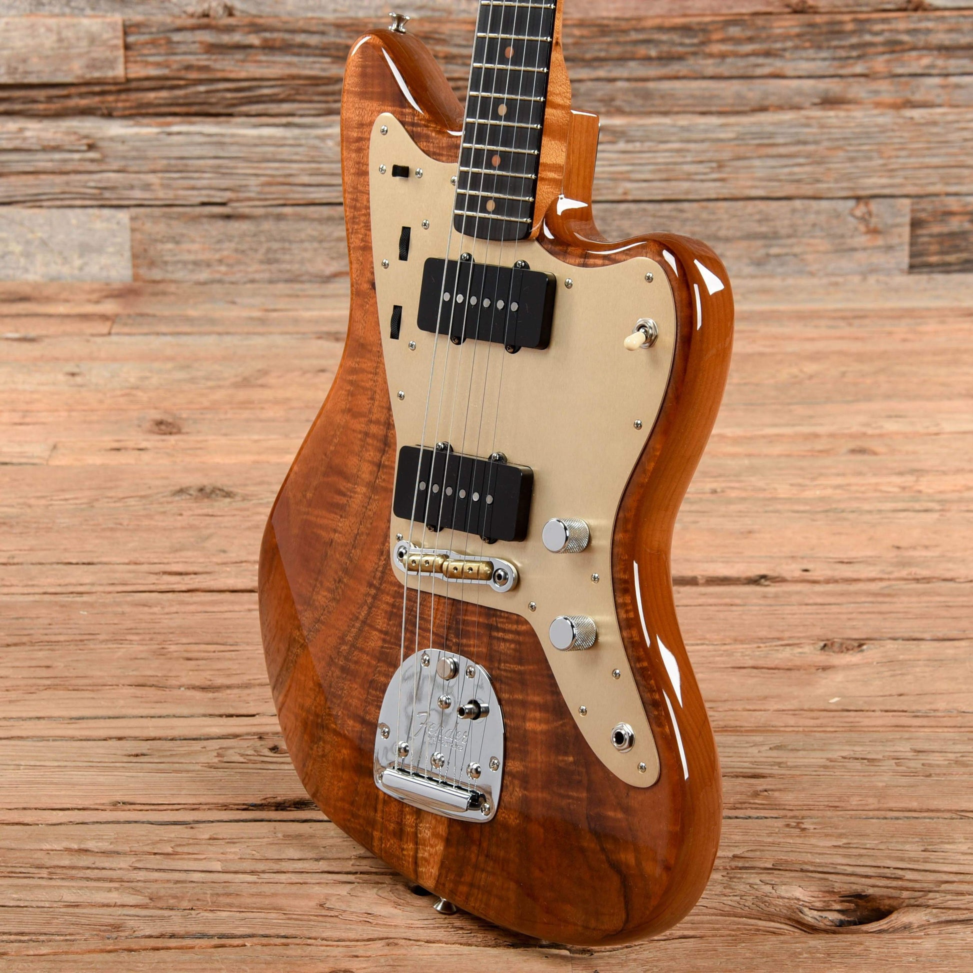 Fender Custom Shop Artisan Koa Jazzmaster Natural 2018 Electric Guitars / Solid Body