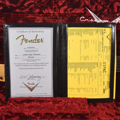 Fender Custom Shop Artist Collection Jimmy Page Signature Telecaster Journeyman Relic Electric Guitars / Solid Body