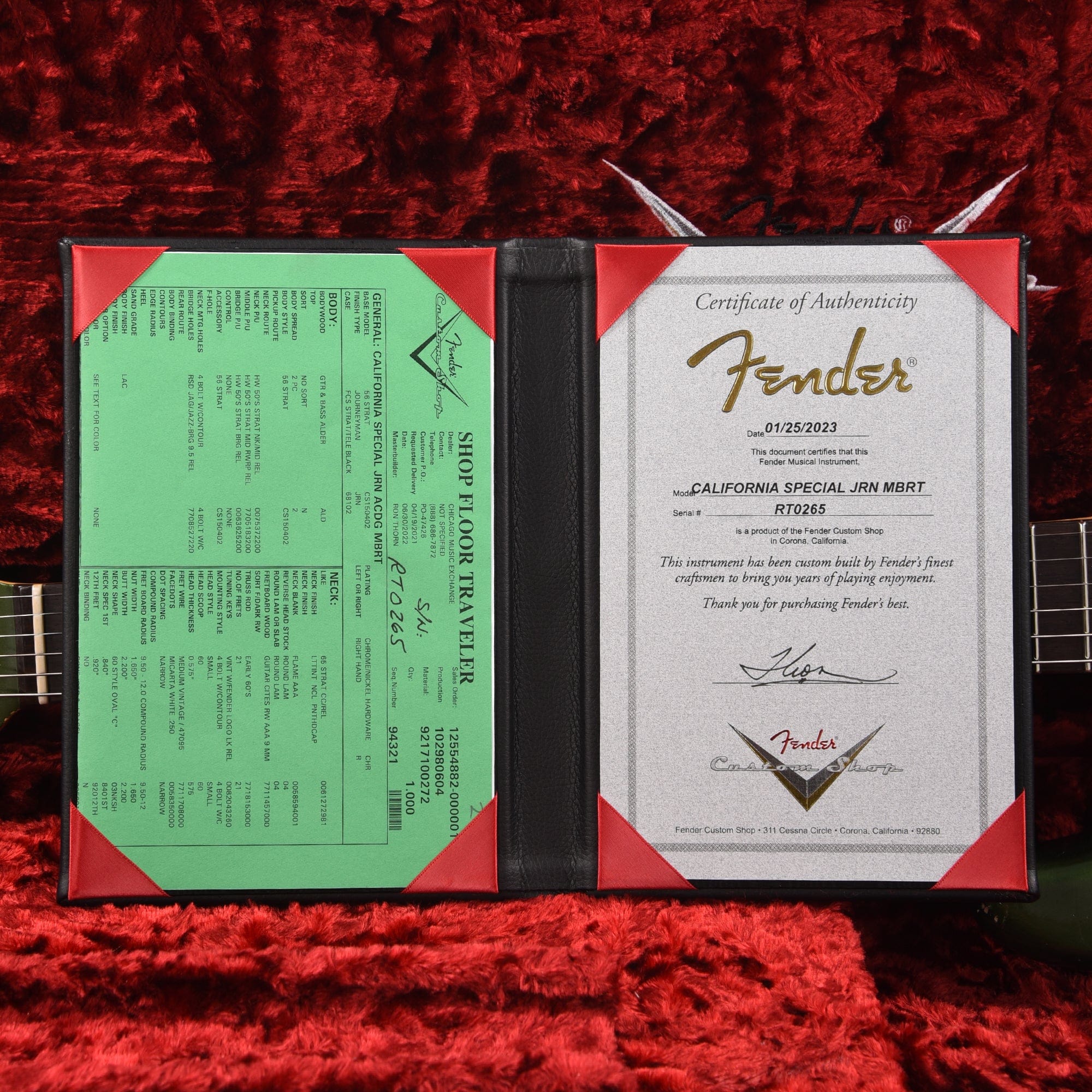 Fender Custom Shop California Special Journeyman Aged Cadillac Green Master Built by Ron Thorn Electric Guitars / Solid Body