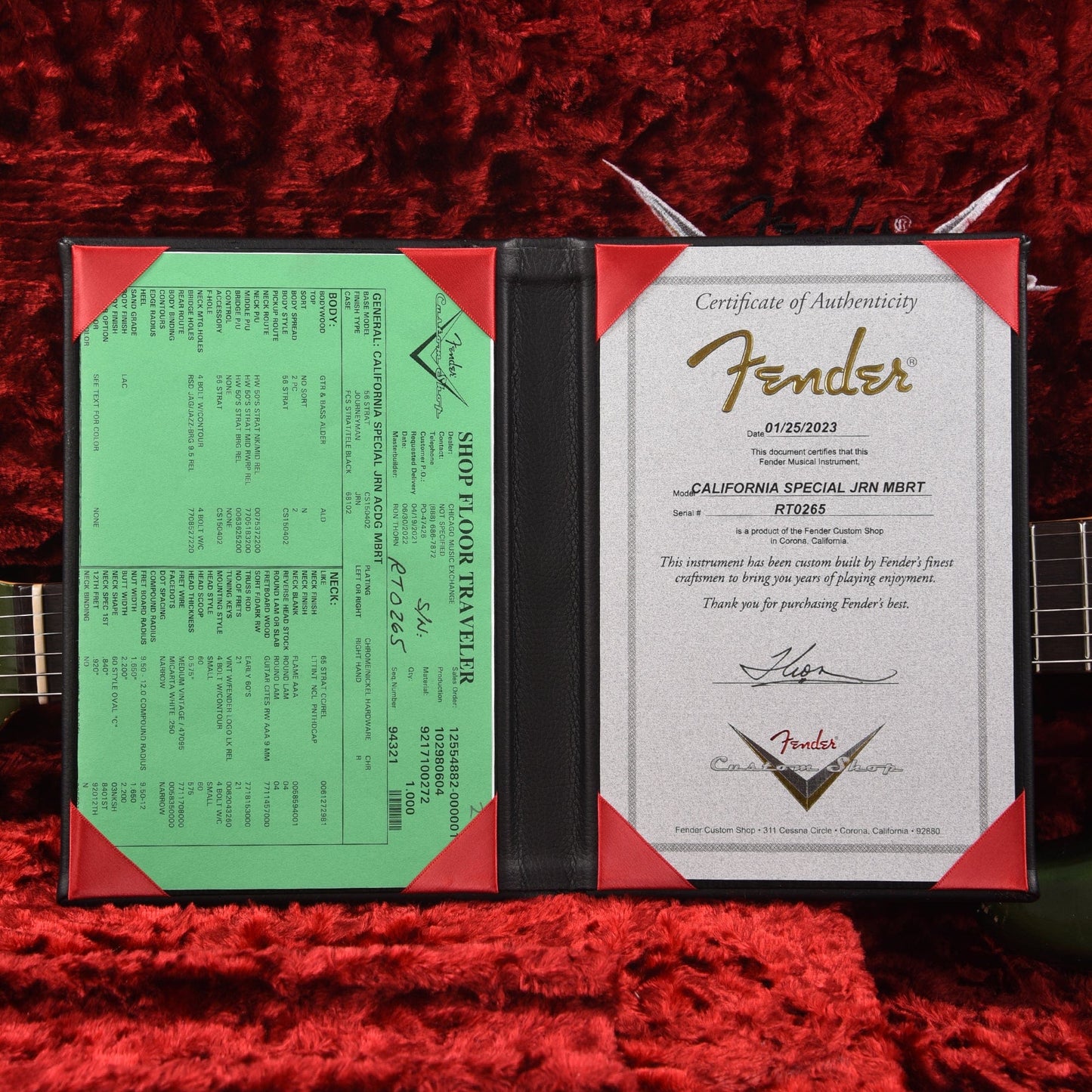 Fender Custom Shop California Special Journeyman Aged Cadillac Green Master Built by Ron Thorn Electric Guitars / Solid Body