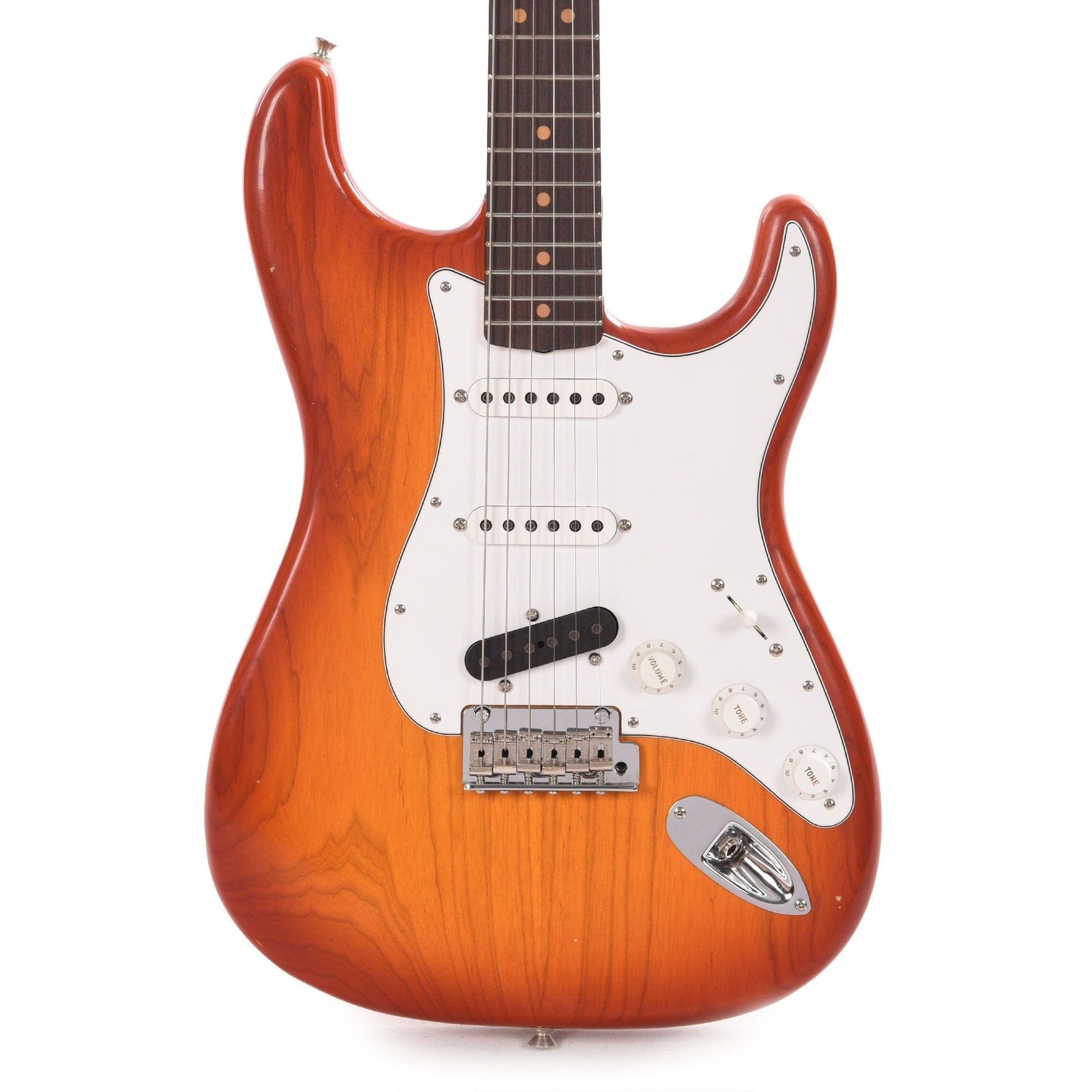 Fender Custom Shop Custom Stratocaster Light Journeyman Relic Aged Cherry Sunburst Master Built by Kyle McMillin Electric Guitars / Solid Body