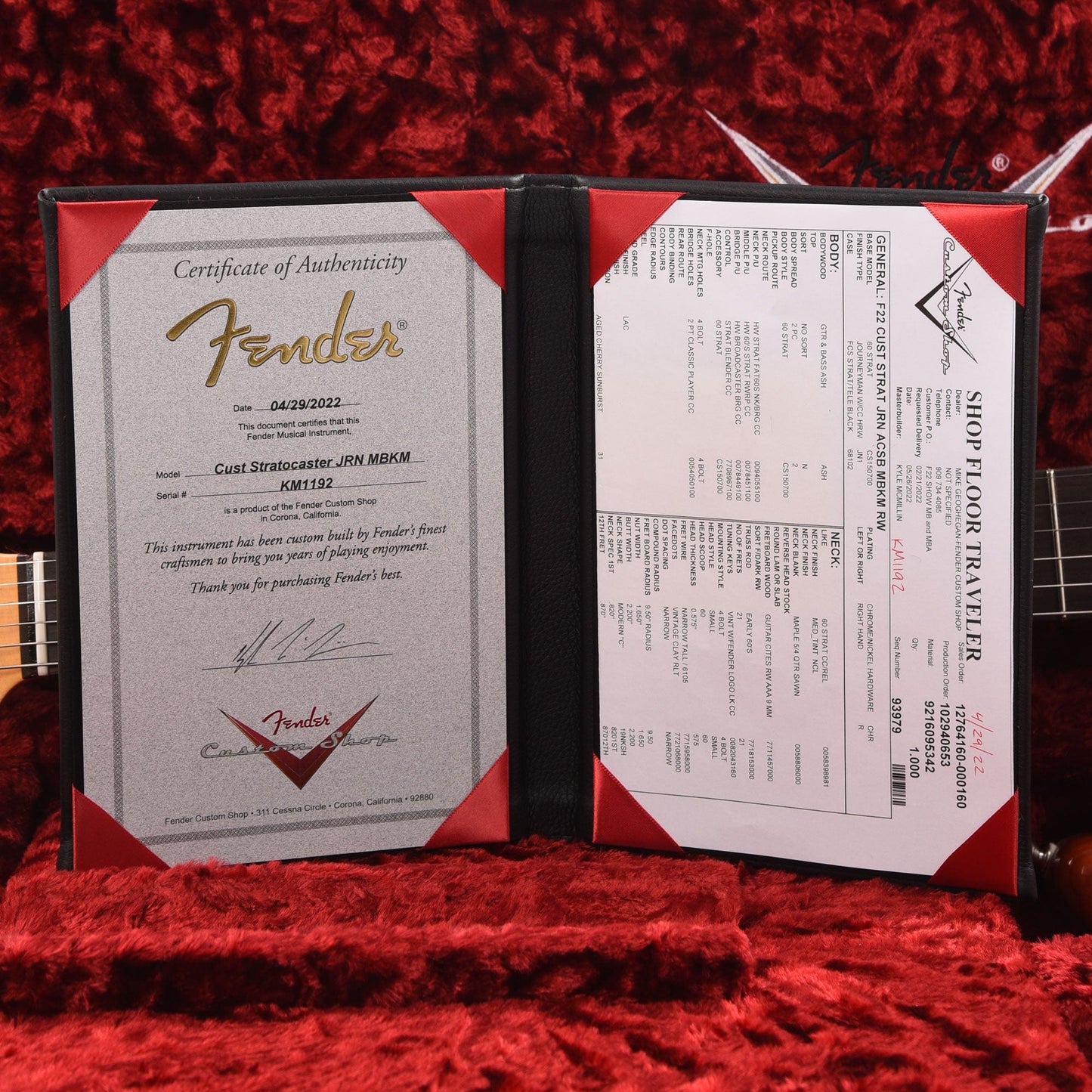 Fender Custom Shop Custom Stratocaster Light Journeyman Relic Aged Cherry Sunburst Master Built by Kyle McMillin Electric Guitars / Solid Body