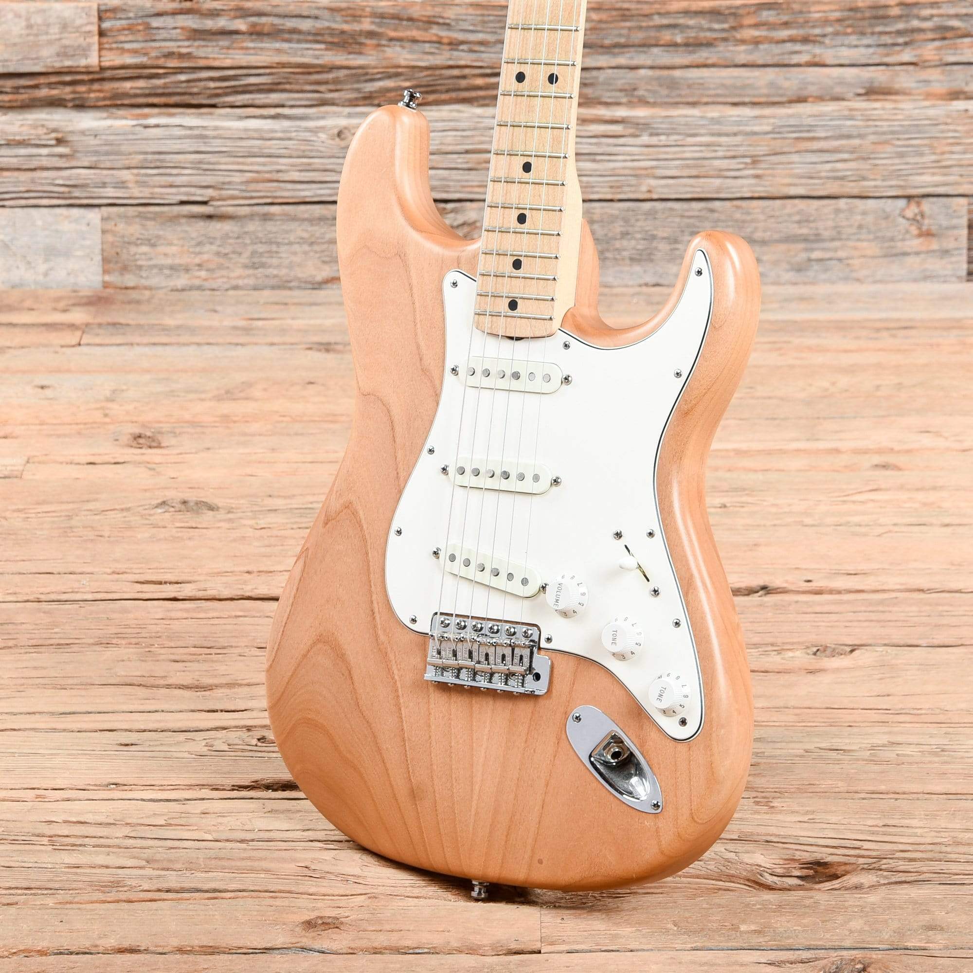 Fender Custom Shop Custom Stratocaster Satin Natural 2007 Electric Guitars / Solid Body